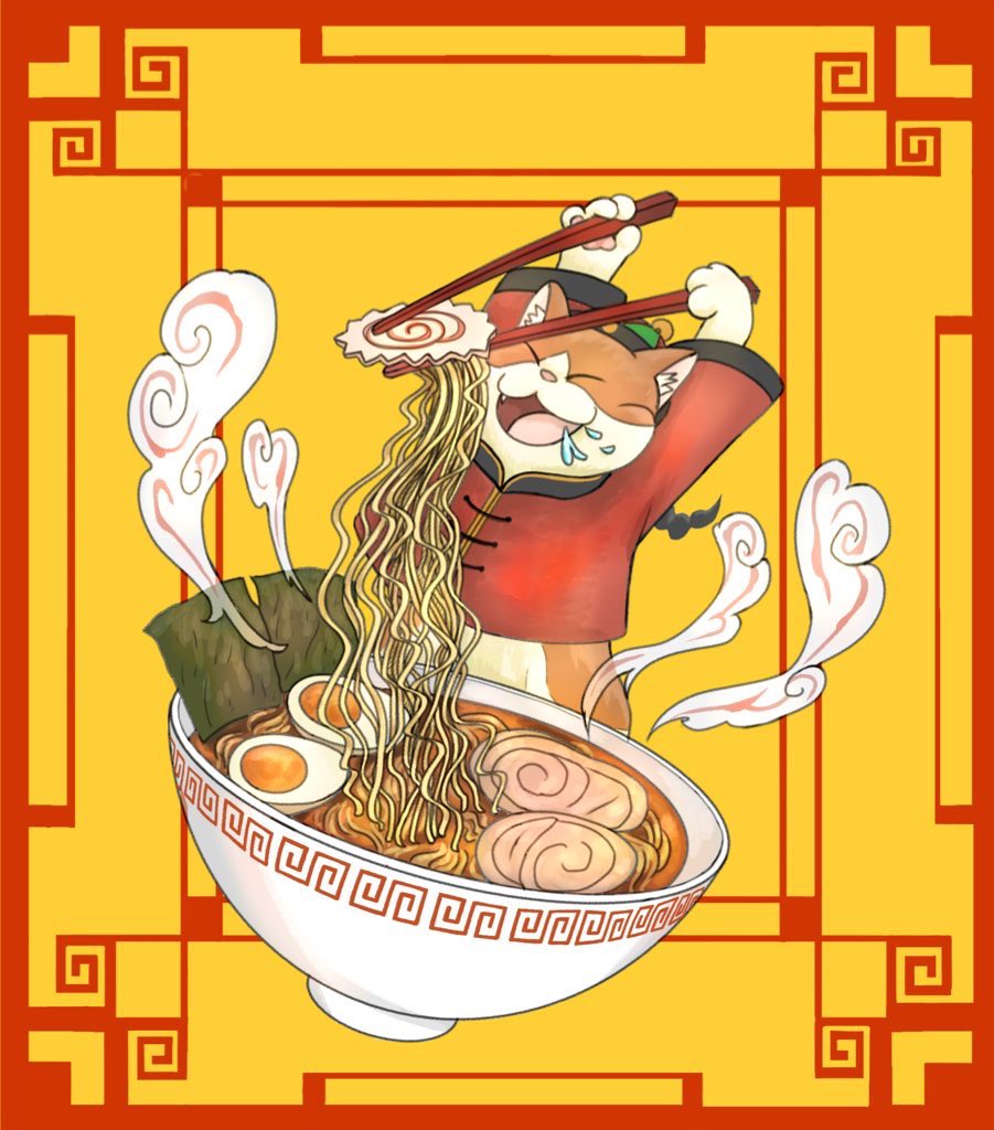 noodles food ramen no humans bowl chopsticks steam  illustration images