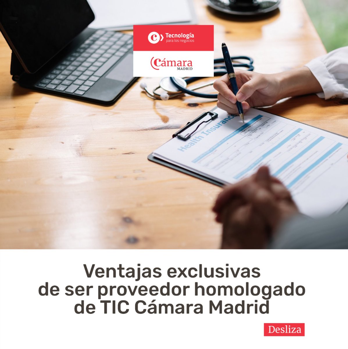 TICnegociosMAD's tweet photo. 💡¡Conviértete en proveedor homologado de TIC Cámara Madrid y capta nuevos leads para tu negocio!
Hazte proveedor aquí: https://t.co/mg8k0jkJFc
#TICNegocios #TICNegociosMadrid #CámaraMadrid #proveedorhomologado #empresasenmadrid #transformaciondigital #redinteligente https://t.co/e6nNr9a301