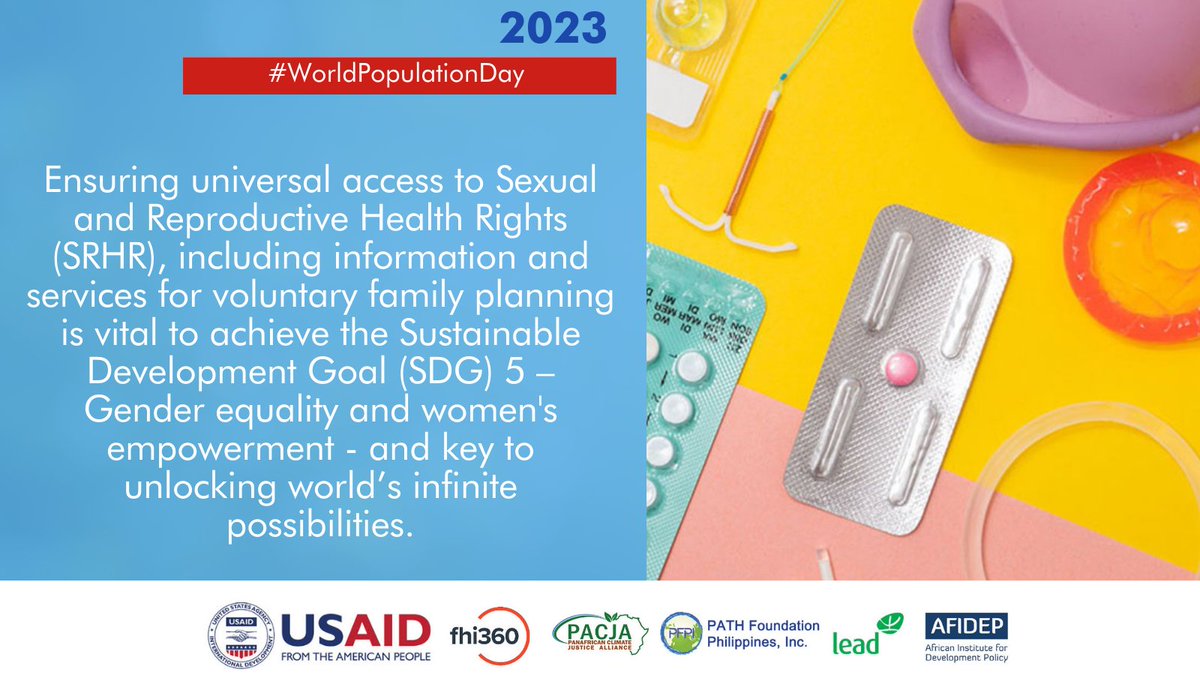 Access to #contraception empowers women & couples to plan their futures—education, household autonomy & earning power improve. Achieving universal access to sexual & reproductive health services yields $120 for every $1 invested. #WPD2023 #genderequality shorturl.at/blABP