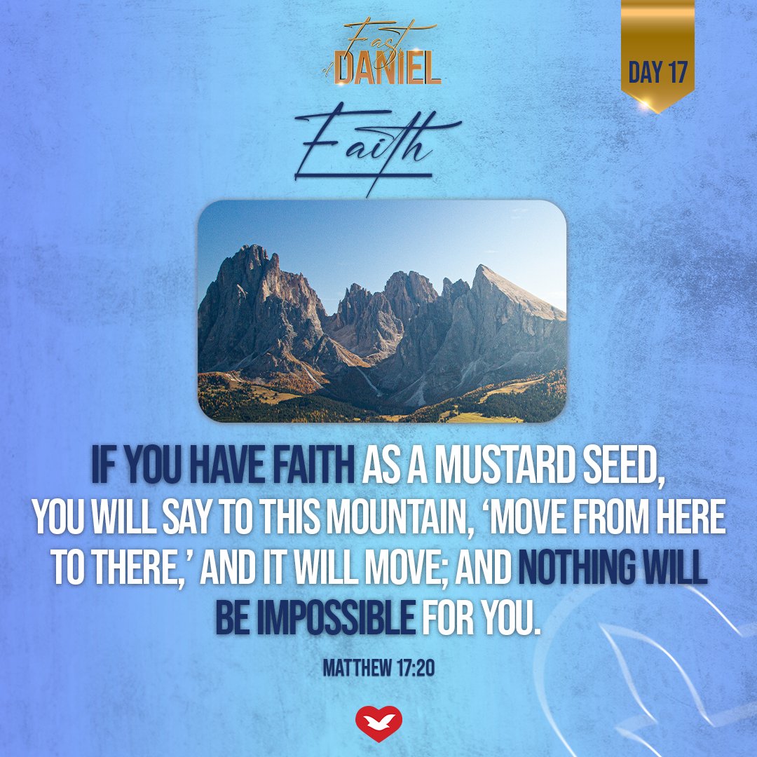 UCKGSA's tweet photo. If you have 99.99% faith and 0.01% doubt, that small amount of doubt eliminates the 99.99%. Replace your doubts with what the Word of God says to you.
#FastofDaniel #Day17 #faith #doubt #Tuesday #21daychallenge #spiritualgrowth #Bible #meditate #Universal #UCKG #southafrica https://t.co/fpYOlpizYn