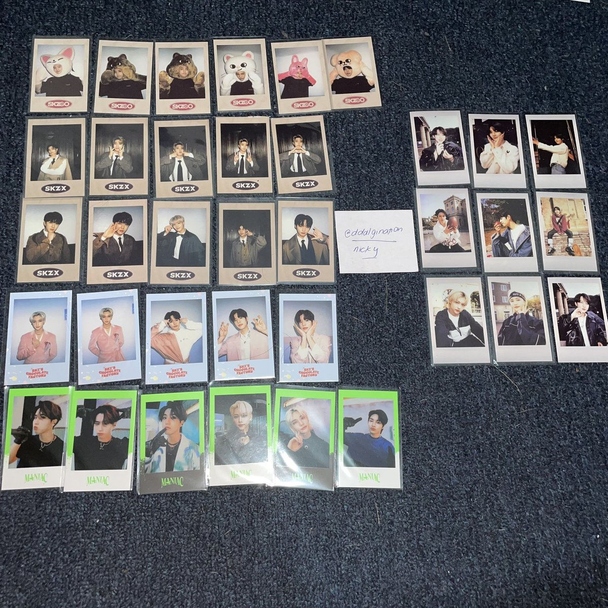 WTS LFB PH

Stray Kids SKZ POB Polaroids
- Go Live In Life 550 each (450 CB IN SM)
- SKZOO SKZ-X 350 each
- Chocolate Factory Maniac 300 each

Must get CB/IN if getting LK or HH. Will prio getting multiple PCs

3 days to pay

MOP: Gcash/Bank
MOD: SCO/SDD/JNT/GGX/Meetup UST area