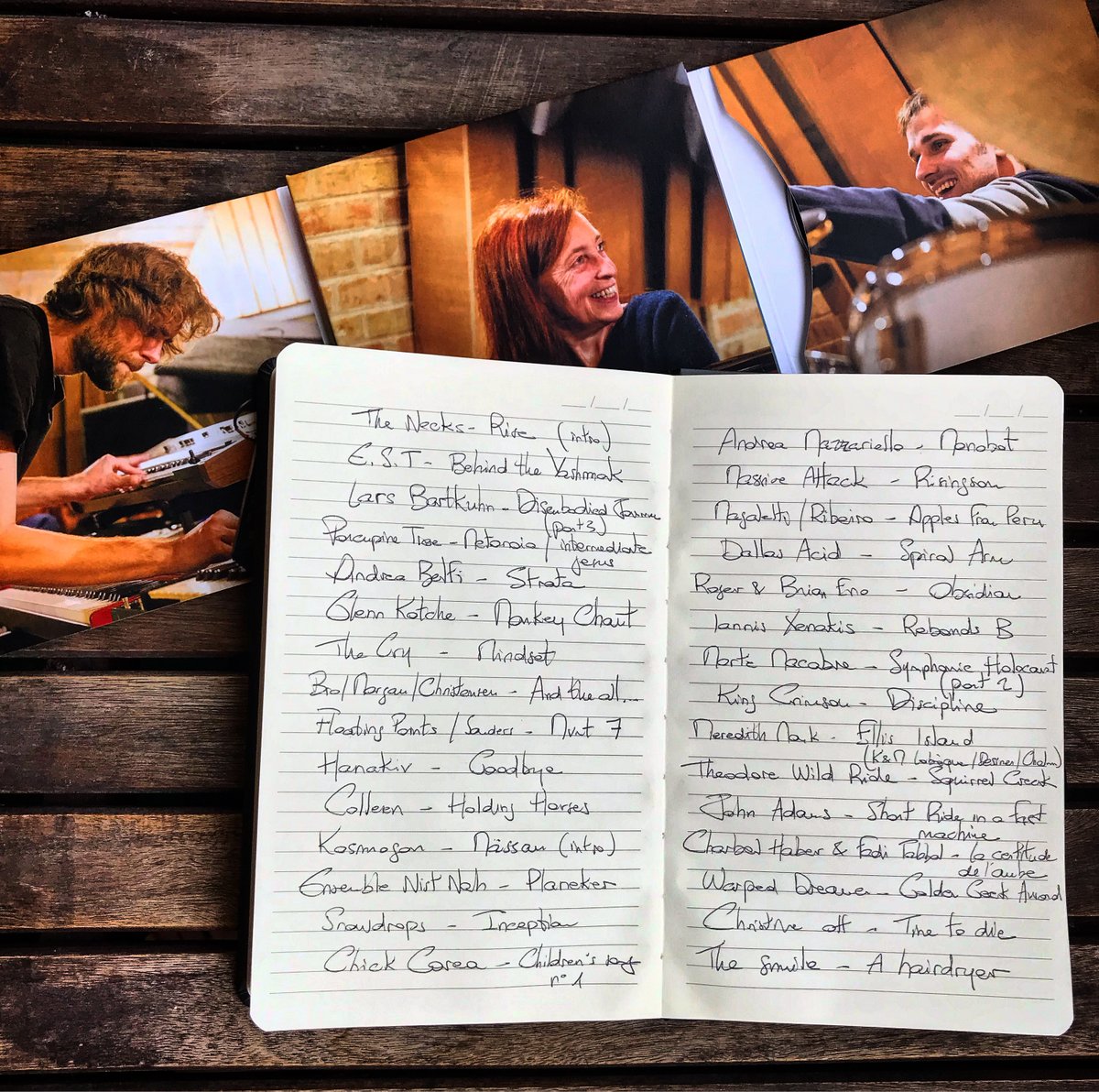 #thecrytrio 📻 Our world in  30 tracks, our world in 3 hours... It starts with a neck and ends with a smile. Sharing with you here 👉 mixcloud.com/thecrytrio/our… 
.
with #EST @AndreaBelfi <a href="/PorcupineTree/">Porcupine Tree</a> <a href="/SnowdropsMusic/">Snowdrops</a> #ValentinaMagaletti <a href="/brianeno/">Brian Eno</a> <a href="/glennkotche/">Glenn Kotche</a> #Colleen ...