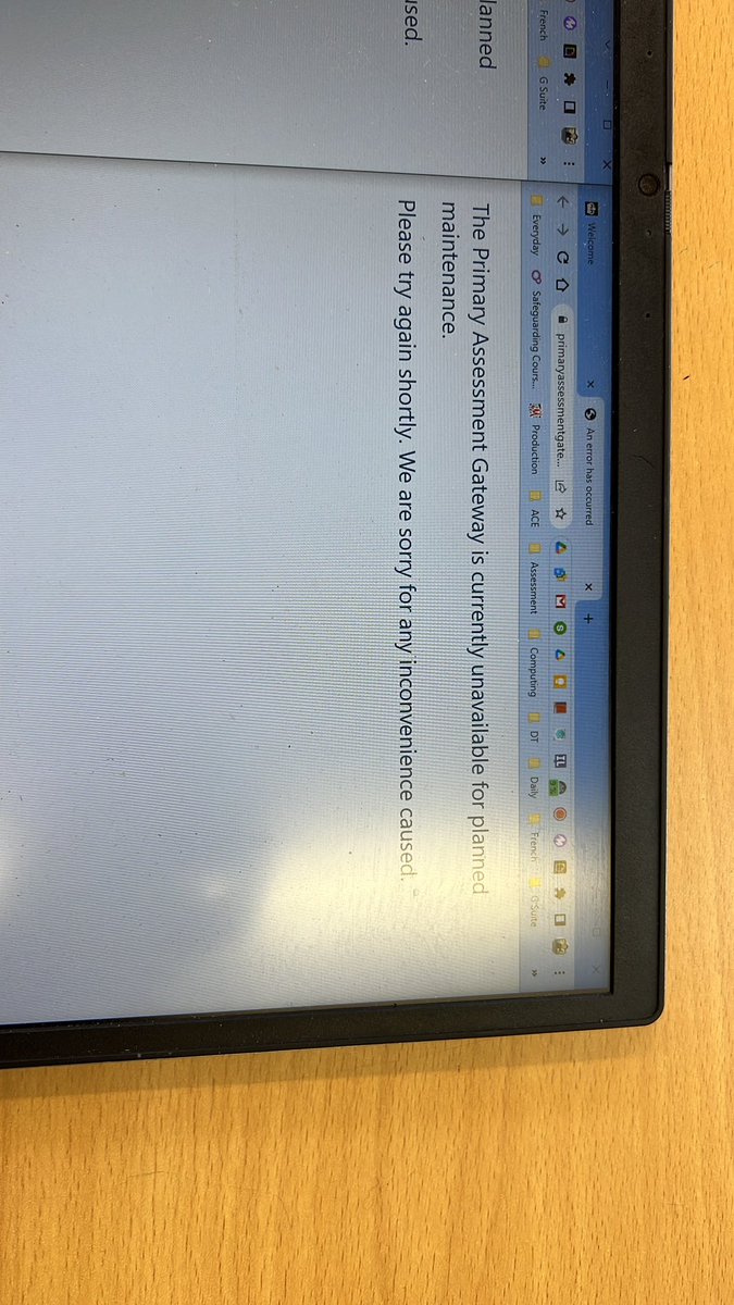 Really bad time for some planned maintenance when trying to access #sats2023 results