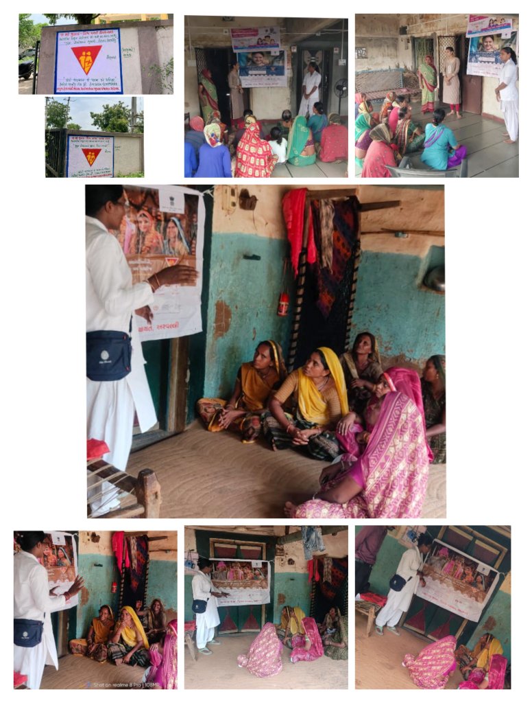 વિશ્વ વસ્તી દિવસ નિમિત્તે ફીલ્ડ મા કુટુમ્બ નિયોજન ની કાયમી તથા બિનકાયમી પદ્ધતિઓ વિશે માહિતી આપવામા આવી. <a href="/NHMGujarat/">NHM Gujarat</a> <a href="/jhparmar74/">DR JAYESH PARMAR</a> <a href="/thomodasa/">Tho Modasa</a> <a href="/DsbccARVALLI/">DSBCC ARVALLI</a> <a href="/IecArvalli/">SBCC Arvalli</a>  <a href="/ArvalliCdho/">Cdho Arvalli</a> @CollectorArvali <a href="/OfficerIec/">IEC: SBCC cell-Gujarat</a> <a href="/SbccTeam/">TEAM MODASA IEC SBCC</a>