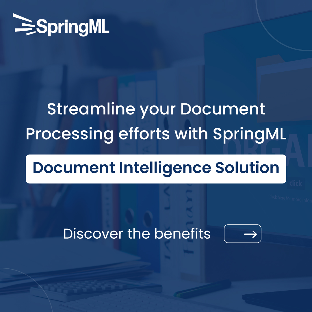 egenaiofficial's tweet image. Accelerate and simplify document processing with SpringML #DocumentIntelligence, tailored to the unique needs of state and local government agencies. Gain enhanced efficiency, improved constituent experiences, risk mitigation &amp;amp; more. Contact us at info@springml.com to learn more.