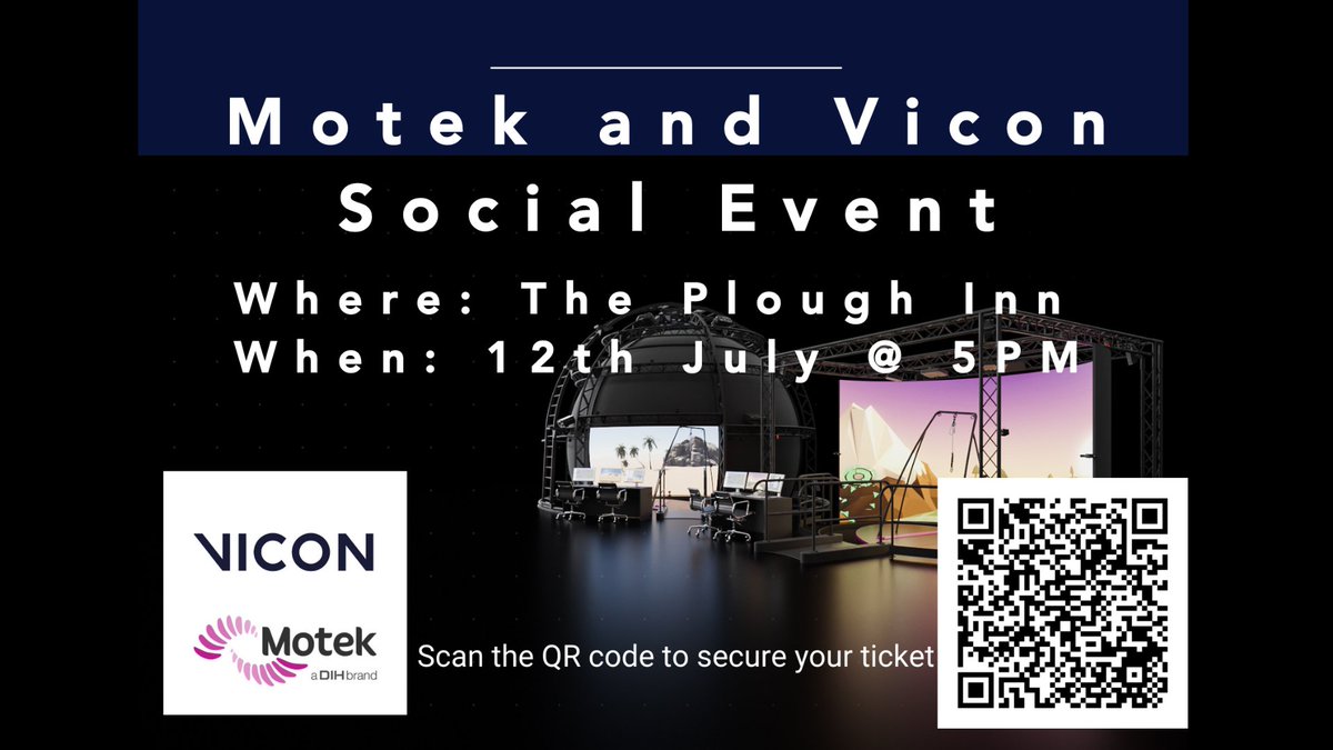 Logemas's tweet photo. Attention @ISPGR : there are still places available for our social event on tomorrow evening! 🍻
Where: The Plough Inn
When: 12th July @ 5pm
Scan the QR code below to book your spot, or head to:
https://t.co/mabFhAarj5
#ISPGR2023 #ISPGR @Vicon @MotekMedical https://t.co/lRHJLQ5ZBn