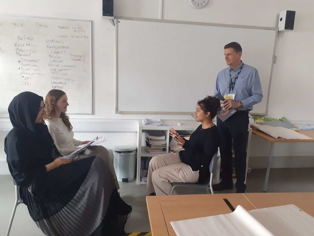 Talk The Talk in partnership with the @JPFoundation delivered a Talk About the Future workshop to Year 12. Thank you Dave for identifying life experiences & activities to articulate experiences into skills & employability value. #talkthetalkuk #talkthetalk #confidentcommunication