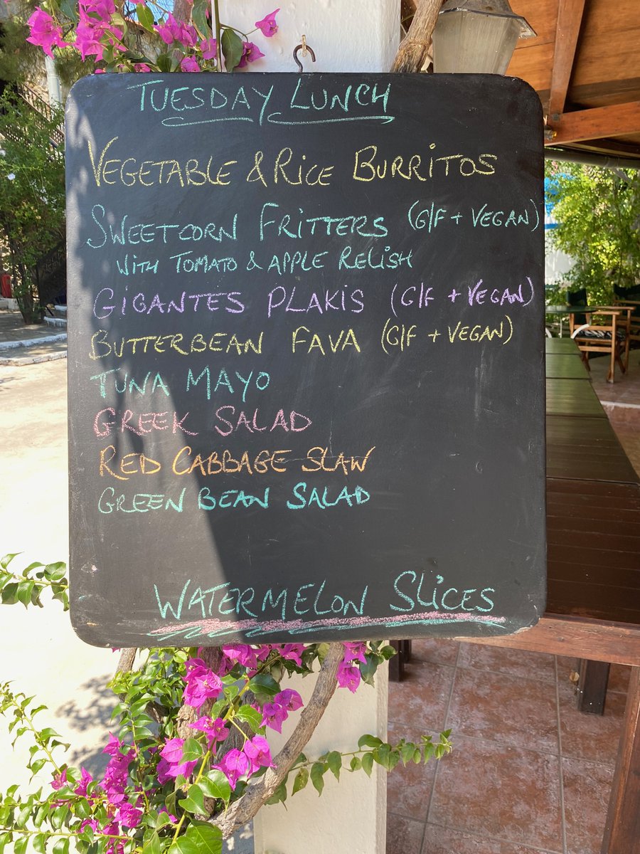 Wouldn't it be great if Atsitsa's chef Andy was making you lunch today? skyros.com

#sitbackandrelax #thehardworkisdone #Mediterraneanmeals #allinclusive #Greece2023