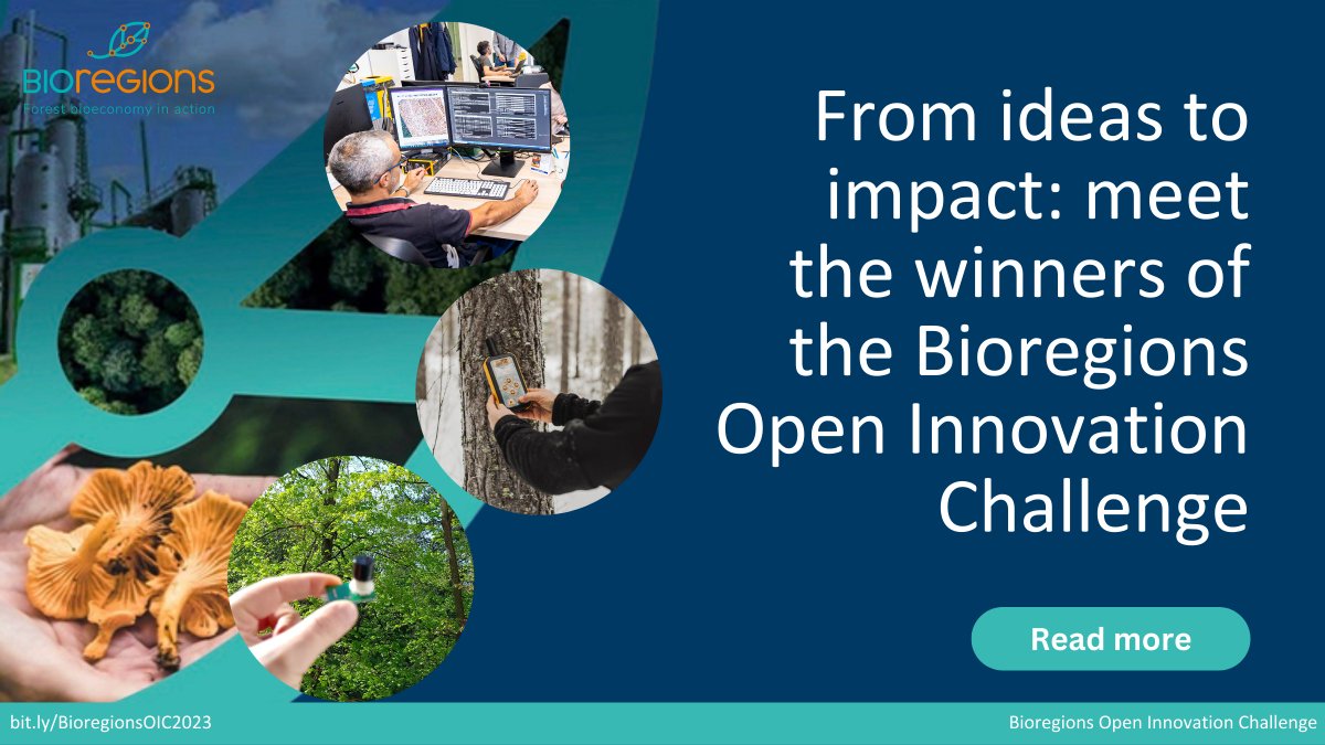 💡What innovative solutions are available to address forest management and bioeconomy challenges?

🗣️ <a href="/europeanforest/">European Forest Institute (EFI)</a> has announced the winners of the Bioregions Open Innovation Challenge; meet the winners: bit.ly/3O6wjLZ
