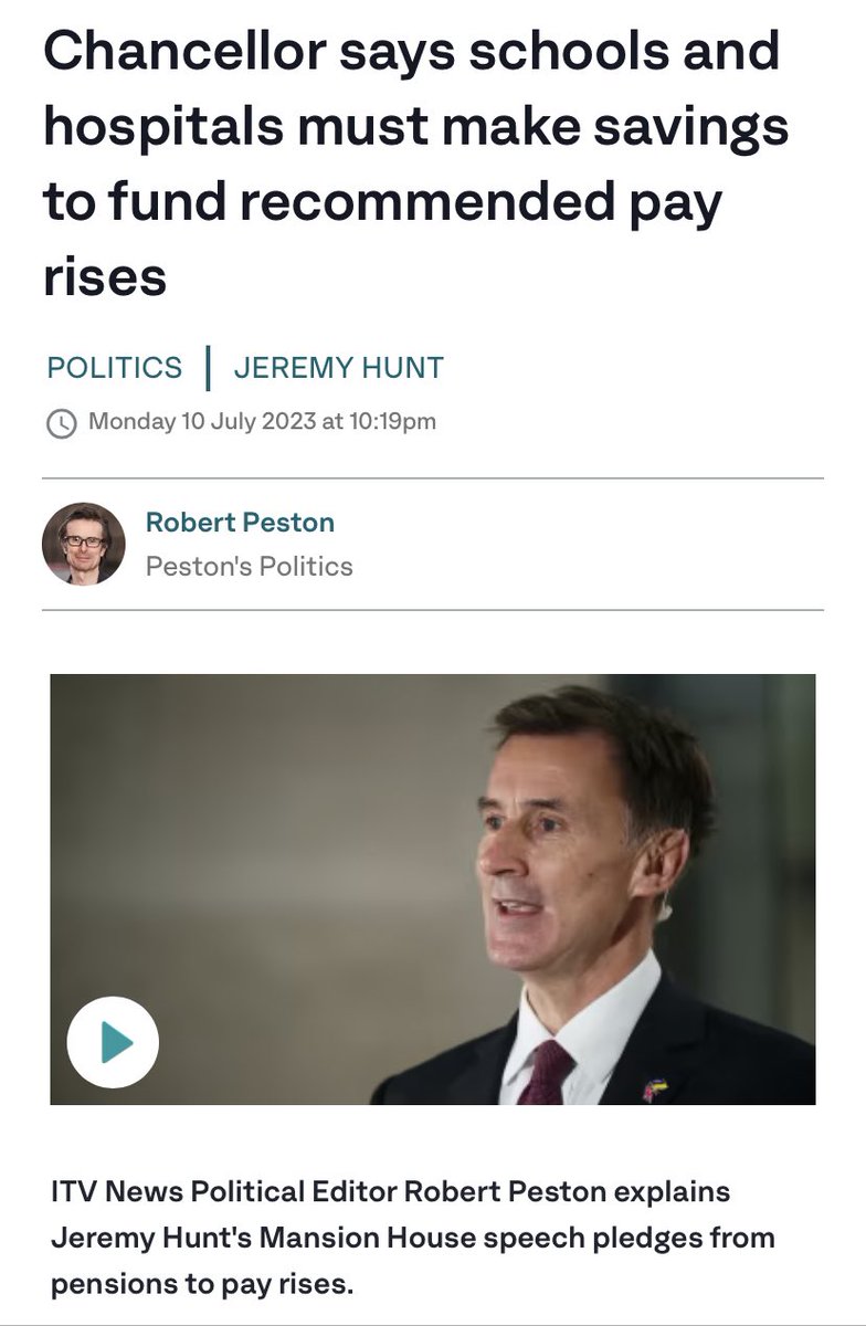 AdamBienkov's tweet photo. Funnily enough I don't remember Jeremy Hunt making this argument when he found a £1 billion tax break to give to the wealthiest 1% earlier this year. https://t.co/me2EQpHDRL