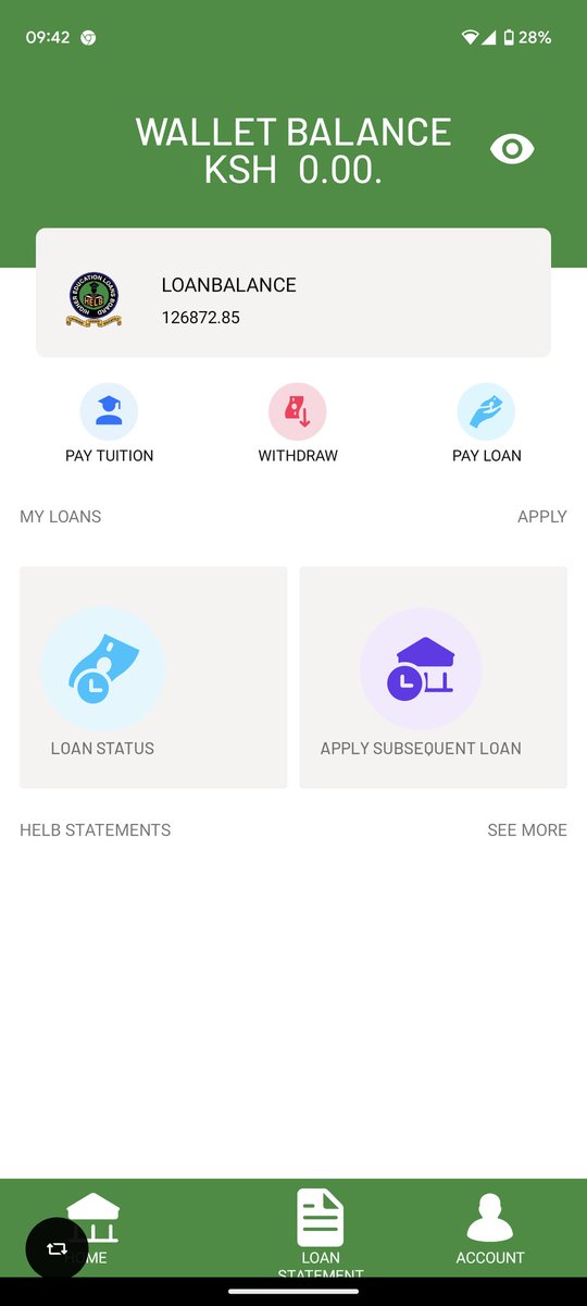 samgithiaka2013's tweet photo. @HELBpage I have been repaying my loan but every time I open the app I get different loan balances,yesterday my balance from the app was 106k today it's 126k?????????????? https://t.co/pZWiwax6LP