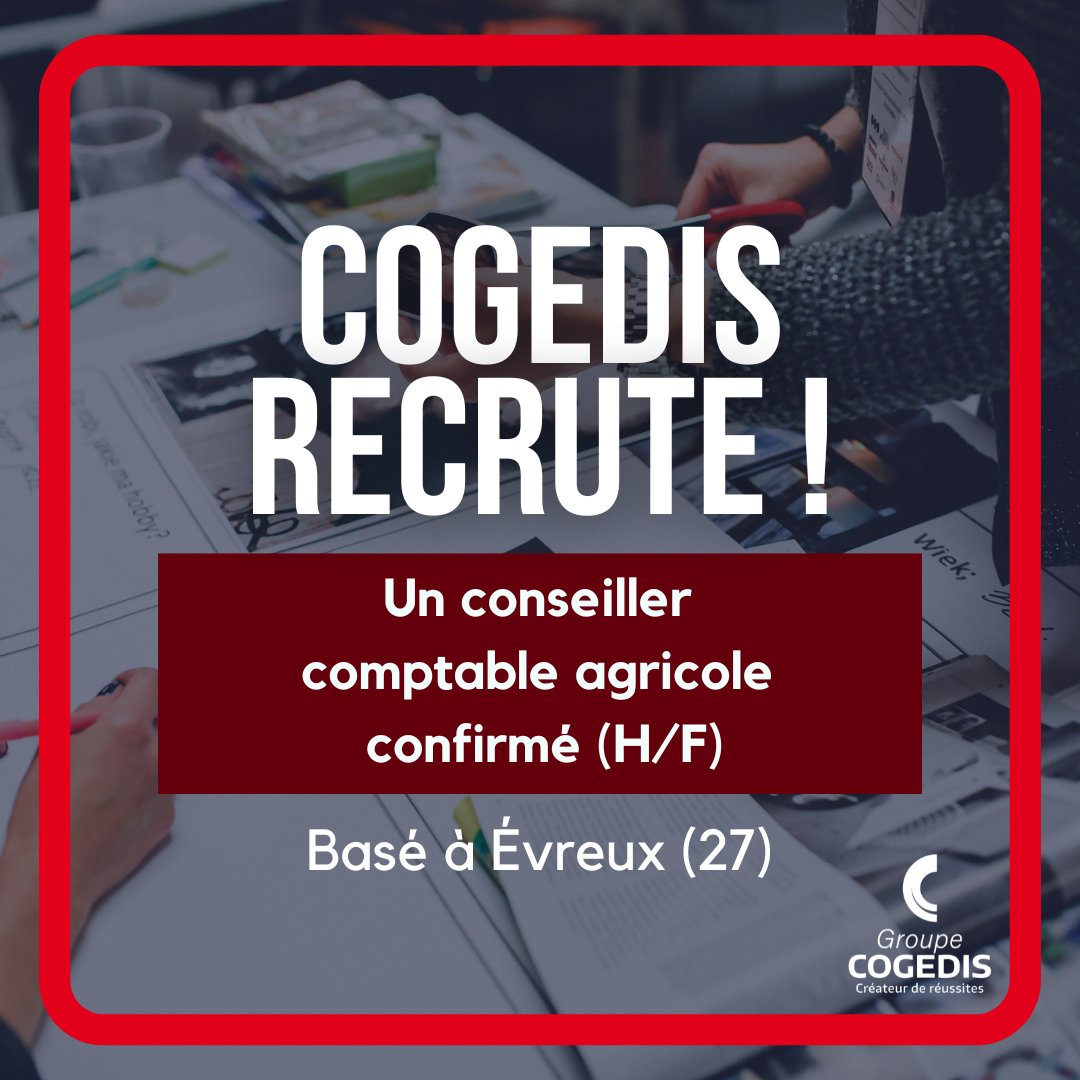 [#Recrutement] Cogedis recherche un conseiller comptable agricole confirmé, partenaire privilégié des exploitants agricoles ! 🤝🌱

Poste à Évreux (27) 🚩

Apportez du #conseil en vous appuyant sur les expertises du Groupe Cogedis 👍

Intéressé ? ⤵️
bit.ly/3xYN3gV