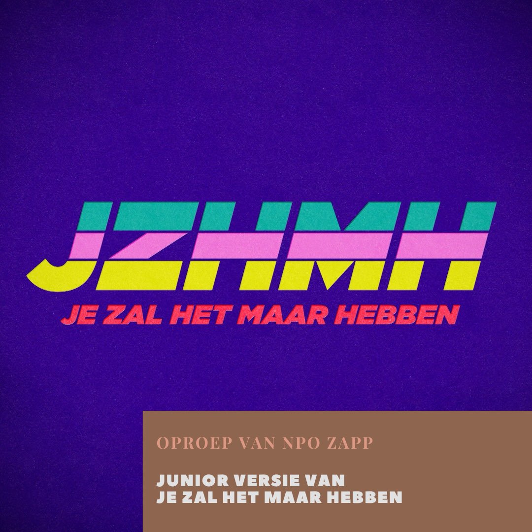 Je Zal Het Maar Hebben, het programma dat jonge mensen volgt die een aandoening hebben, zoekt kinderen tussen de 8 en 14 jaar die het leuk vinden om hun verhaal te delen.
Heeft u als ouder interesse? Mail dan naar: zsa.zsa.rueb@simpelzodiak.nl
#zapp #jzhmh #huidaandoening