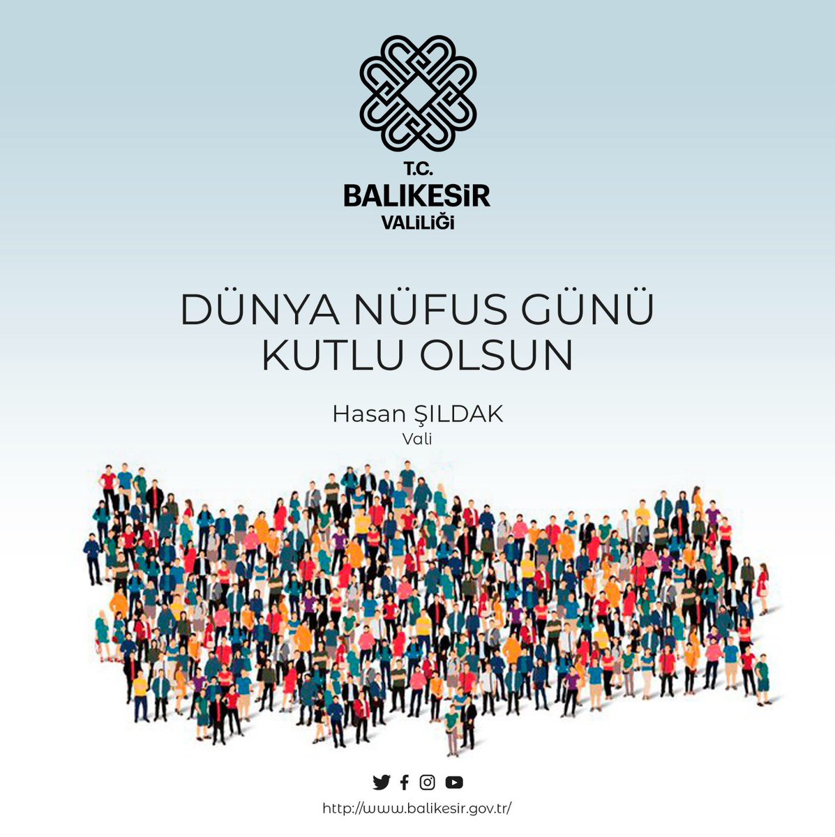 İnsan odaklı görev anlayışıyla vatandaşlarımıza en yakın hizmeti sunma gayreti içinde olan Nüfus Müdürlüklerimizin değerli çalışanlarının Dünya Nüfus Gününü kutluyorum…

#DünyaNüfusGünü