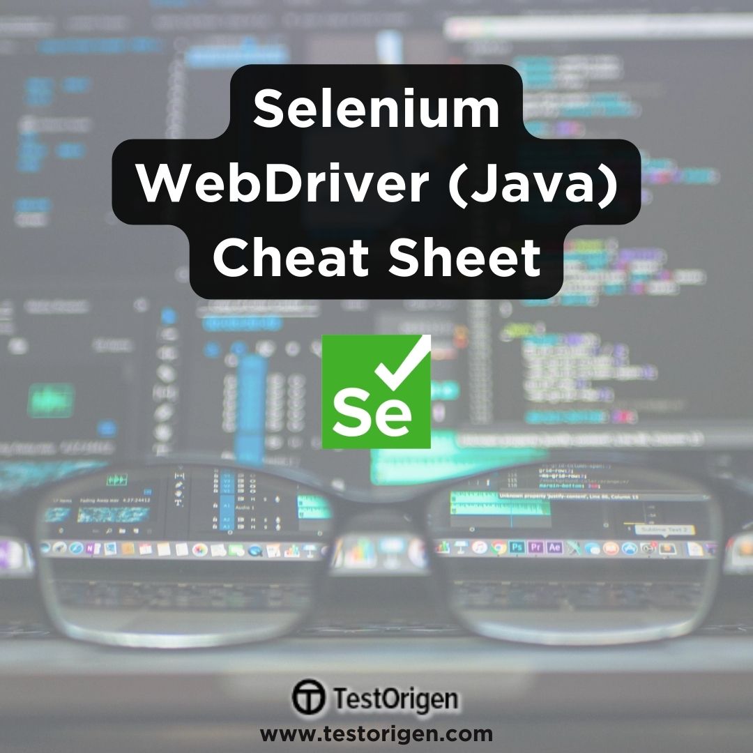 Test_Origen's tweet image. Selenium WebDriver (Java) Cheat Sheet 📖👀
Follow @Test_Origen for more updates 👈
Visit testorigen.com🌐
#softwaretesting #testing #Seleniumwebdriver #software #automationtesting #Selenium #qualityassurance #manualtesting #testautomation