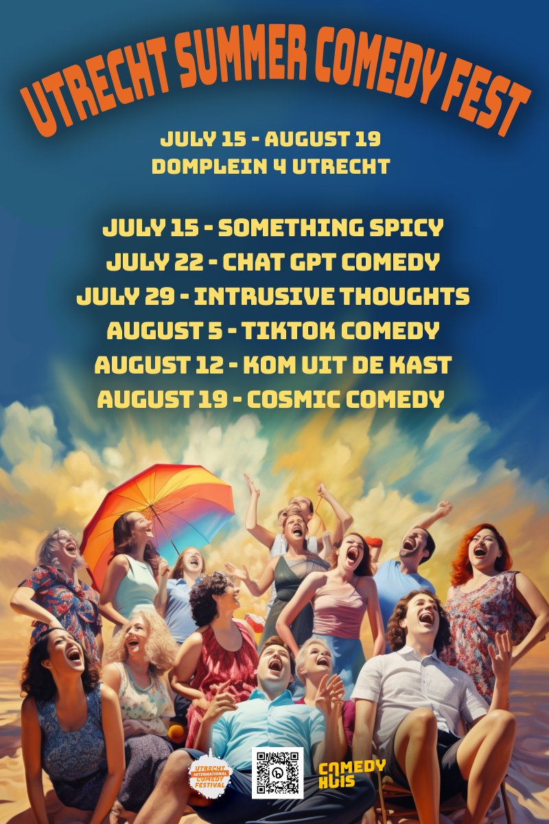 Utrecht Summer Comedy Fest starts this Saturday - mailchi.mp/uicf/utrecht-s…