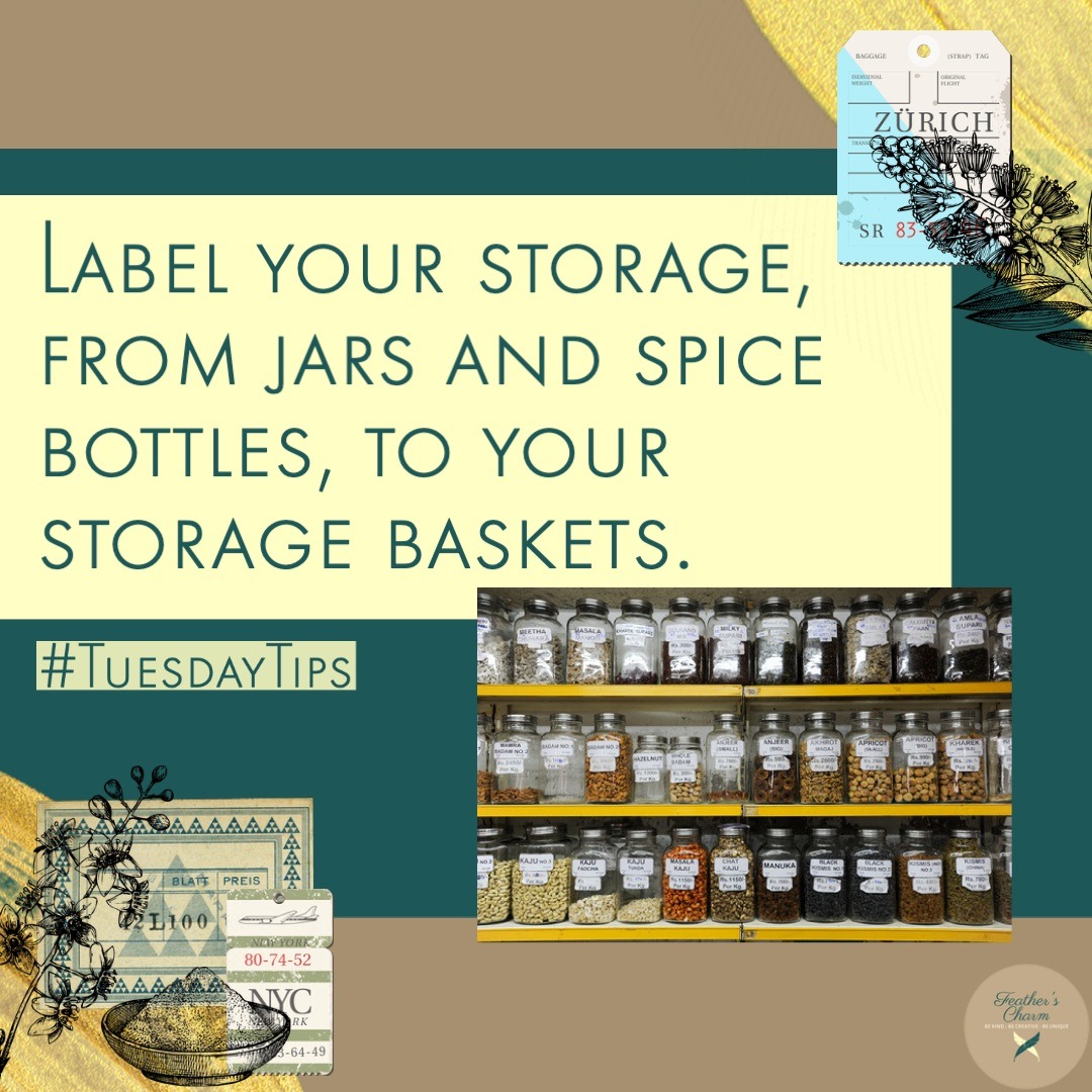 Feather_Charm's tweet photo. I often find myself rummaging through different boxes, just to get the things I need, because the boxes aren't labelled. That's why labels are so important. They not only help organise your things, but you can also customise them!
#FeathersCharm #TuesdayTips #Label #Organisation https://t.co/FmSyX93rF7