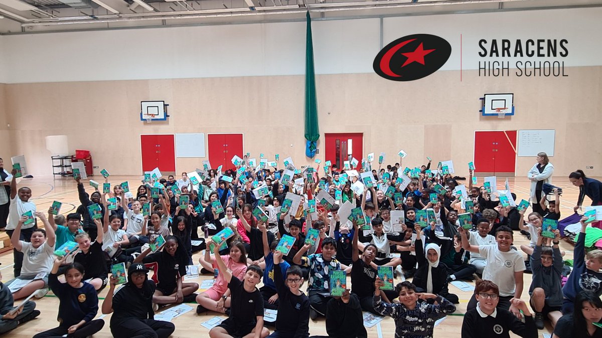 We handed out @MarcusRashford's 'Breakfast Club Adventures' to the 180 pupils who will join our school this September. We want all of our pupils to read for pleasure. #readingforpleasure #libraryatsaracenshigh #reading #greatestgift #breakfastclubadventures