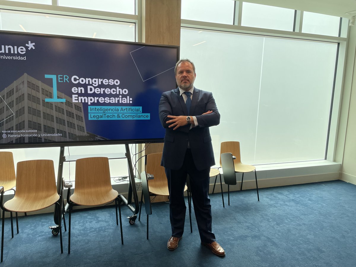 derechopractico's tweet image. ⚡ "La #IA y el #Compliance no son una opción, son una necesidad que los profesionales jurídicos deben incluir en su gestión"

💡 Hablamos con Mikel Esparza, de @Tirant_ESP , en @UNIEUniversidad 
#Compliance #IAgenerativa #ChatGPT 

¿Quieres saber más?👇👇
derechopractico.es/mikel-esparza-…