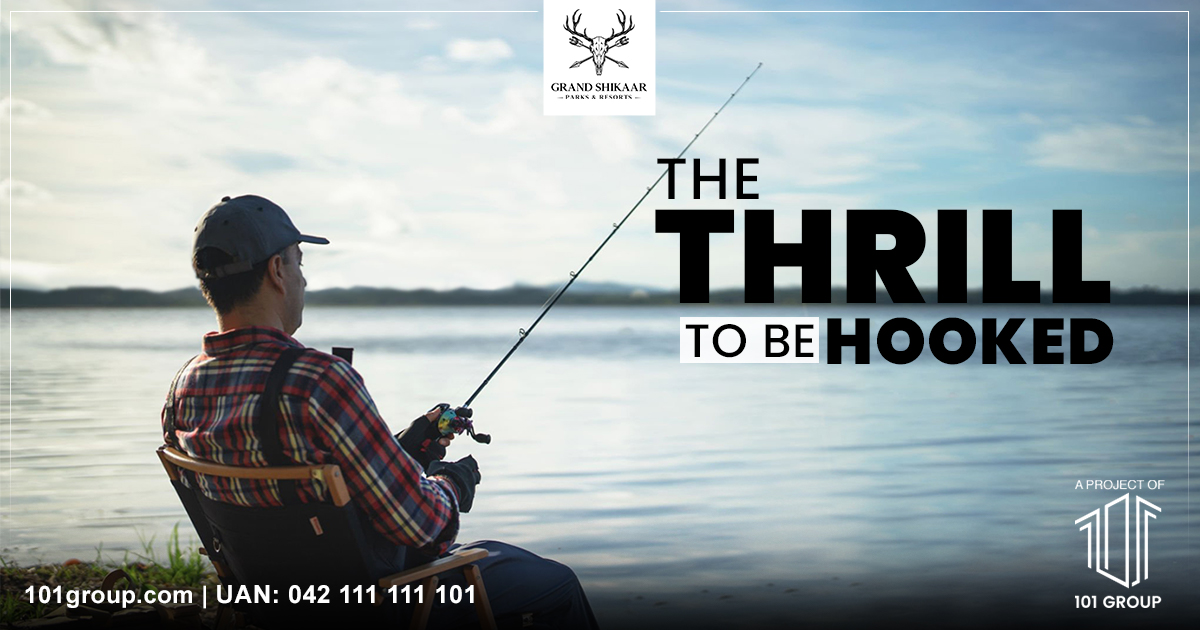 GrandShikaar's tweet photo. Let your worries drift away and get hooked on the joy of fishing at Grand Shikaar Parks &amp; Resorts, the true Heaven in the Wild.

Buy your chalet now. Booking starts from PKR 2,650,000/-

#GrandShikaar #ParksandResorts #HeavenInTheWild #Hunting #Nature #101Group https://t.co/eGiCUMIMNe