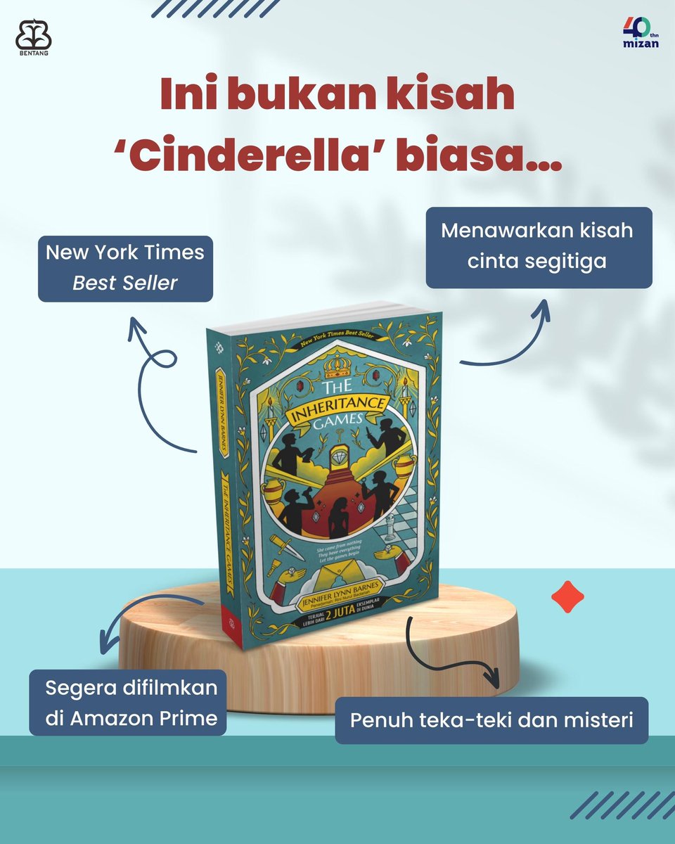 bentangpustaka's tweet photo. Tunggu apa lagi? Yuk, langsung order sekarang! 🥰
Dapatkan di: https://t.co/yY6gXtfTeo
#TheInheritanceGames #JenniferLynnBarnes #BentangPustaka #TheInheritanceGamesIna #BukuMisteri #NovelTekaTeki #Diskonbuku #Specialoffer #Promobuku https://t.co/MPzDL0UBqc