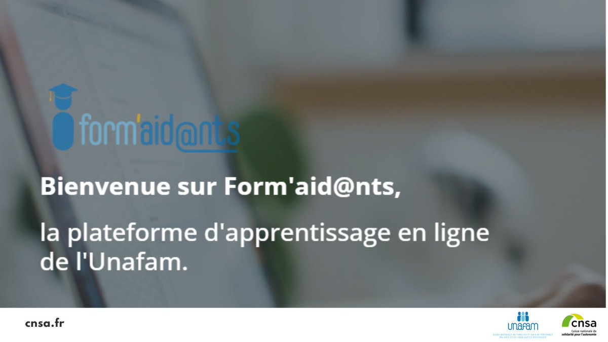 🔎15% des adultes 18-65 ans souffrent de troubles anxieux sévères sur 1 année donnée. Aider un proche, n’est pas toujours aisé et peut être épuisant. 🧠<a href="/Unafam/">Unafam</a> propose aux aidants une formation gratuite en ligne avec le financement <a href="/CNSA_actu/">CNSA</a>▶️formaidants.fr