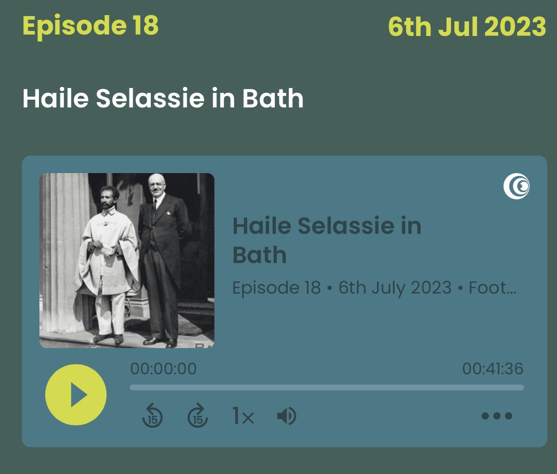 Pom_pom10's tweet image. This month we celebrate the remarkable life of Emperor Haile Selassie. Exiled to @fairfieldhouse_Bath in 1936, we interview his great granddaughter, tour around the house with @rasbenji and find out about BEMSCA and the recently opened Windrush Centre. footprints.captivate.fm