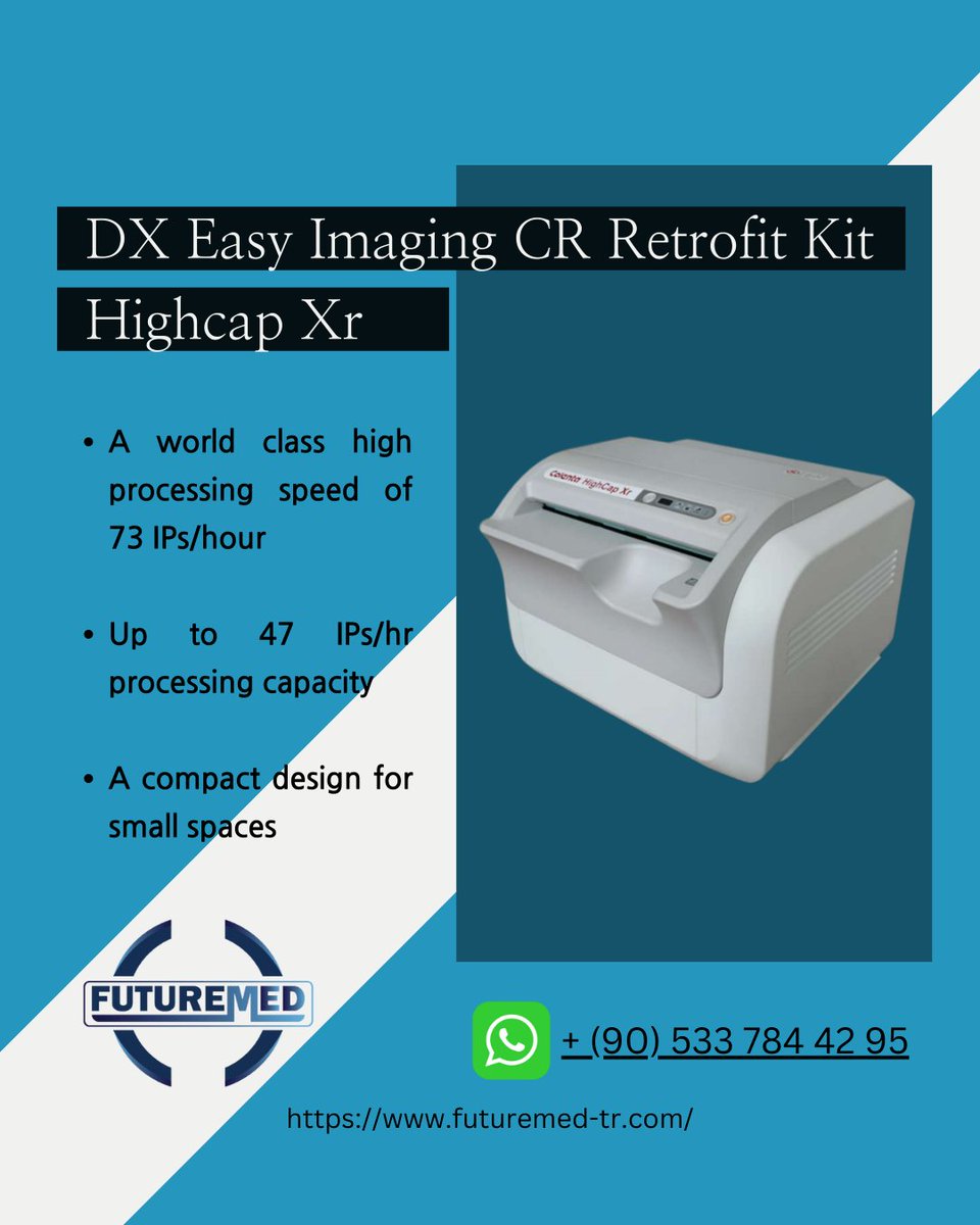 #DX
#MedicalDevices #medikalcihazlar #medikalcihaz #tıbbicihaz #tıbbicihazlar #tibbiavadanlıqlar #tibbiavadanliqlar #fujifilm #agfa #Dijital_gürültüleme #RöntgenCihazı #xrayCihazı #medicalimaging #radiology #healthcare #mobiledigital
#Veteriner #medikalfirmalar #CR_Fujifilm