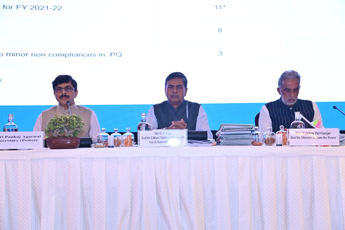 Day 2 of the Review, Planning &amp; Monitoring (RPM) Meeting, under the chairmanship of the Hon'ble Minister of Power and New &amp; Renewable Energy, Shri R.K. Singh, commenced in New Delhi today. 

<a href="/OfficeOfRKSingh/">Office of R.K. Singh</a> 
<a href="/RECLindia/">REC Limited</a> 
<a href="/pfclindia/">Power Finance Corp.</a> 

#RPM #PowerSector