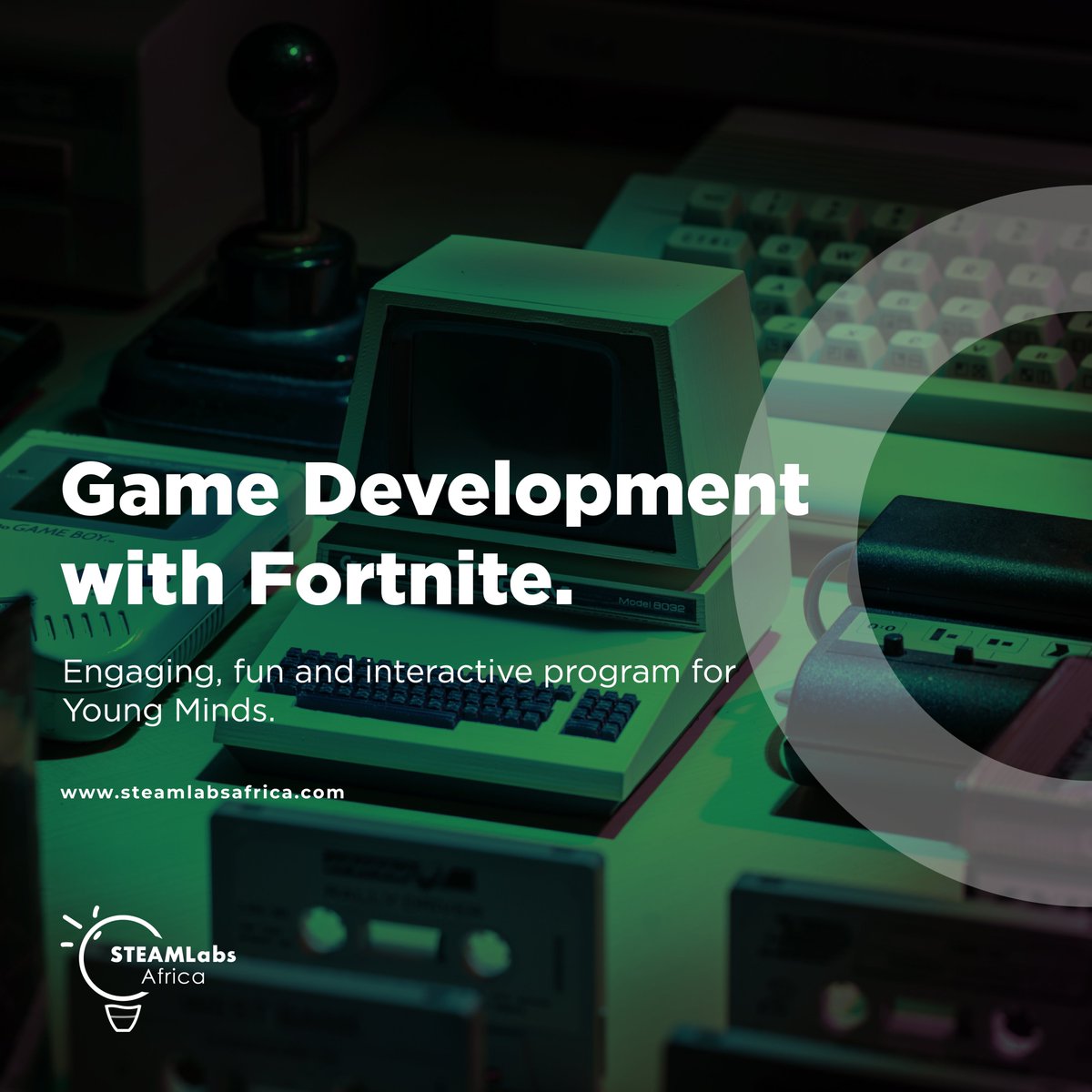 wearesteamlabs's tweet image. It's time to level up your child's creativity and #coding skills with our #FeaturedProgramOfTheWeek: Game Development with #Fortnite at STEAMLabs Academy.
For more information and registration, let's talk: Call us on 0719 802466 OR send us an email: info@steamlabsafrica.com.