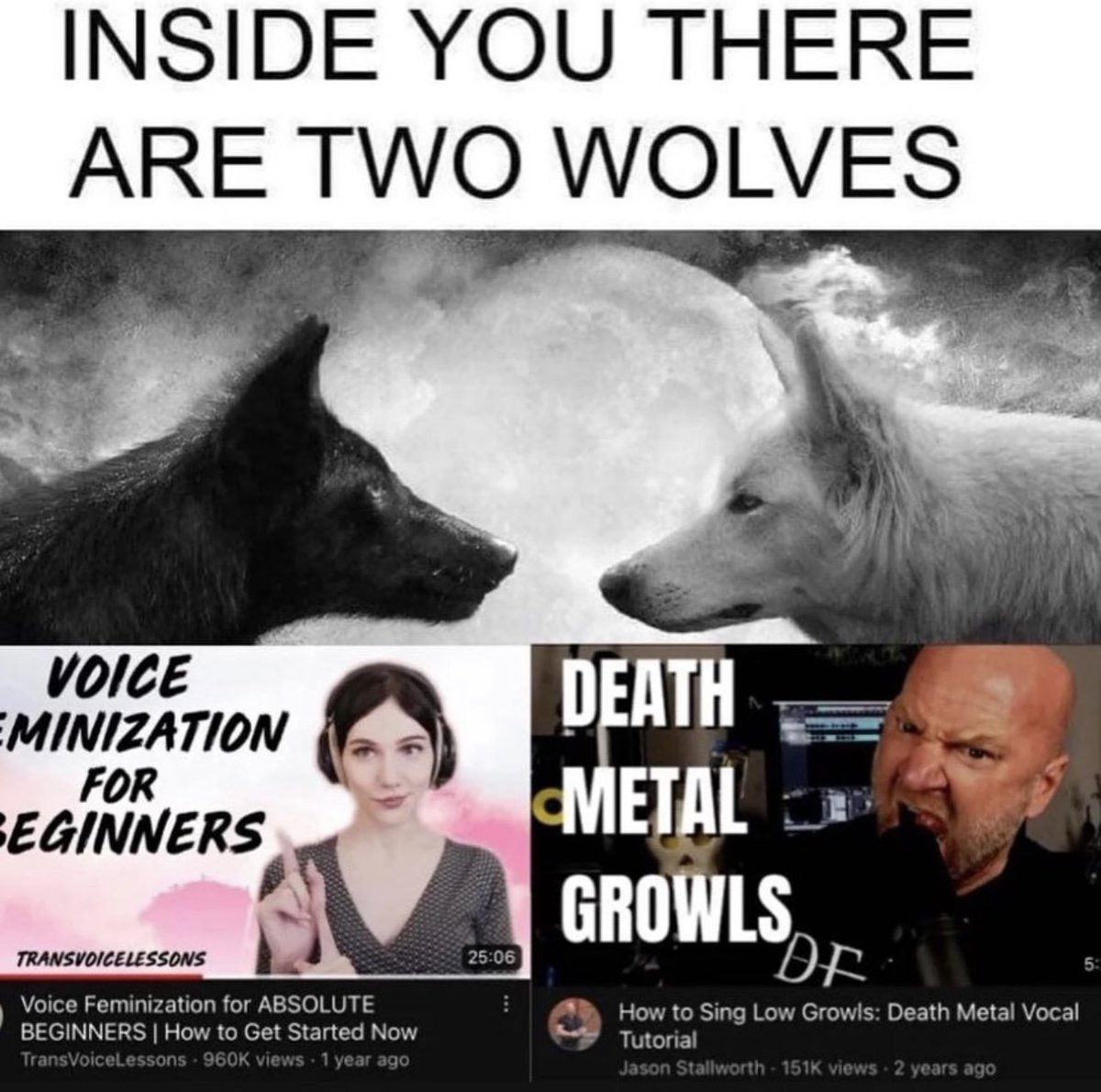 hi welcome back to my channel today we are gonna learn how to feminize that howl so ur barking at the moon sounds cunty