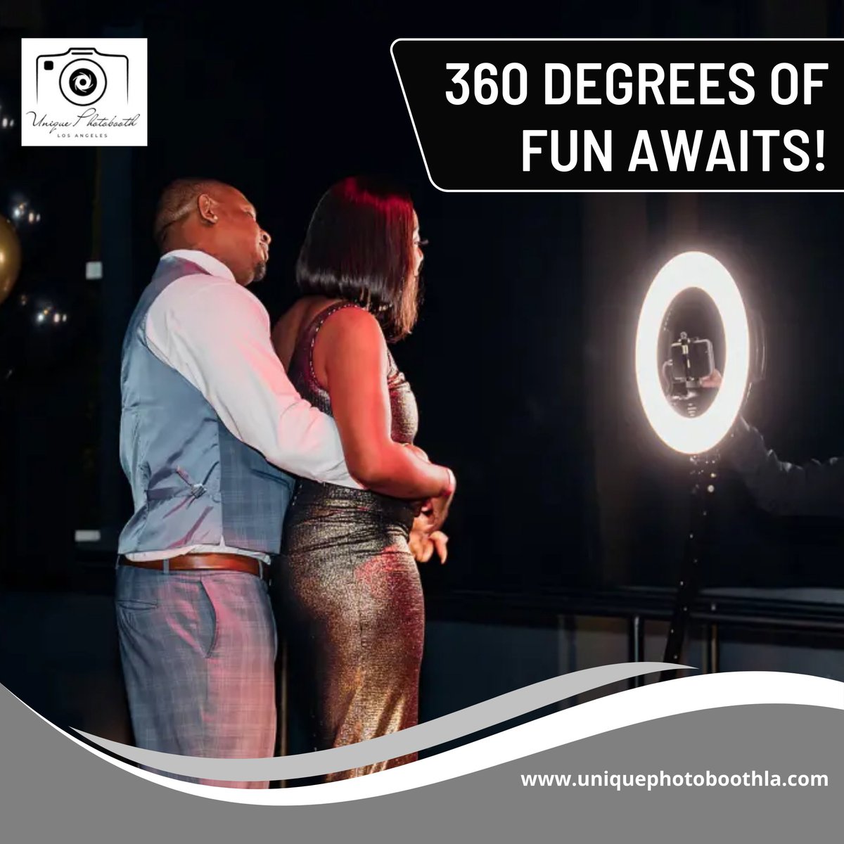 GersonSanchez16's tweet photo. Don't just capture a moment, capture the entire scene with our cutting-edge 360 photobooth.
#360photobooth #weddingphotobooth #quinceaneraphotobooth #partyrental #eventphotobooth #photoboothforrent #photobooth #Losangeles #weddings #SanFernandovalley #audioguestbook https://t.co/d8yxgSCOPY