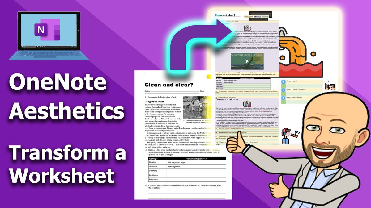 digitalrichards's tweet image. 🎥 Unlock the magic of #OneNoteEdu! ✨
📚 Check out our video: "Transform a Worksheet in OneNote Education." Learn how to digitize and enhance worksheets for interactive learning experiences. 🖊️🔍
📺Watch youtu.be/2J9drNElmuk
@msonenote @MSEduANZ @OneNoteEDU @MicrosoftEDU