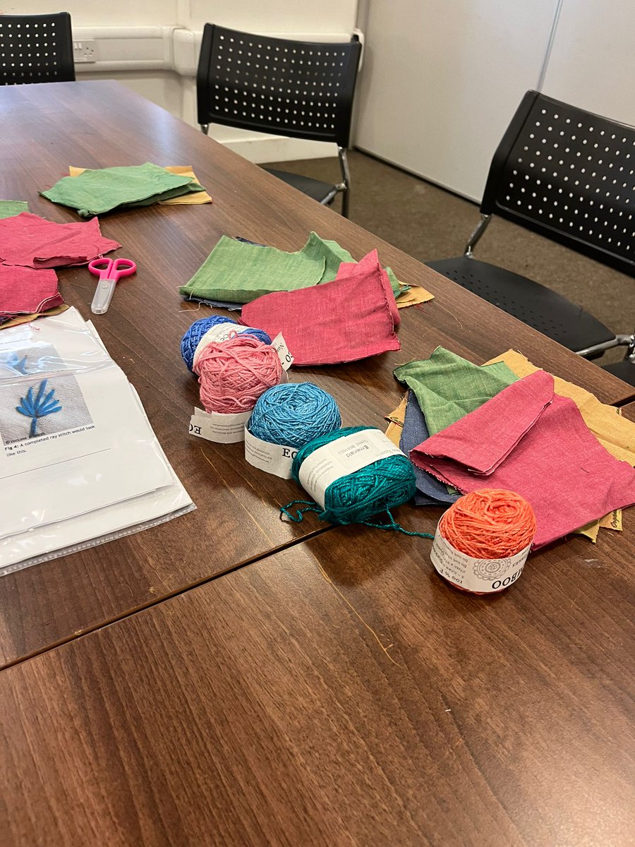 GFSHackney's tweet photo. #NaturalTextiles and Embroidery Workshop 🧵 🪡 🧶

For #ChildrensArtWeek2023 @suyambakumaresan visited GFS Hackney Juniors. #HackneyKidsArt #AfterSchoolClub #GroupsForGirls https://t.co/WT6xxbjVNJ