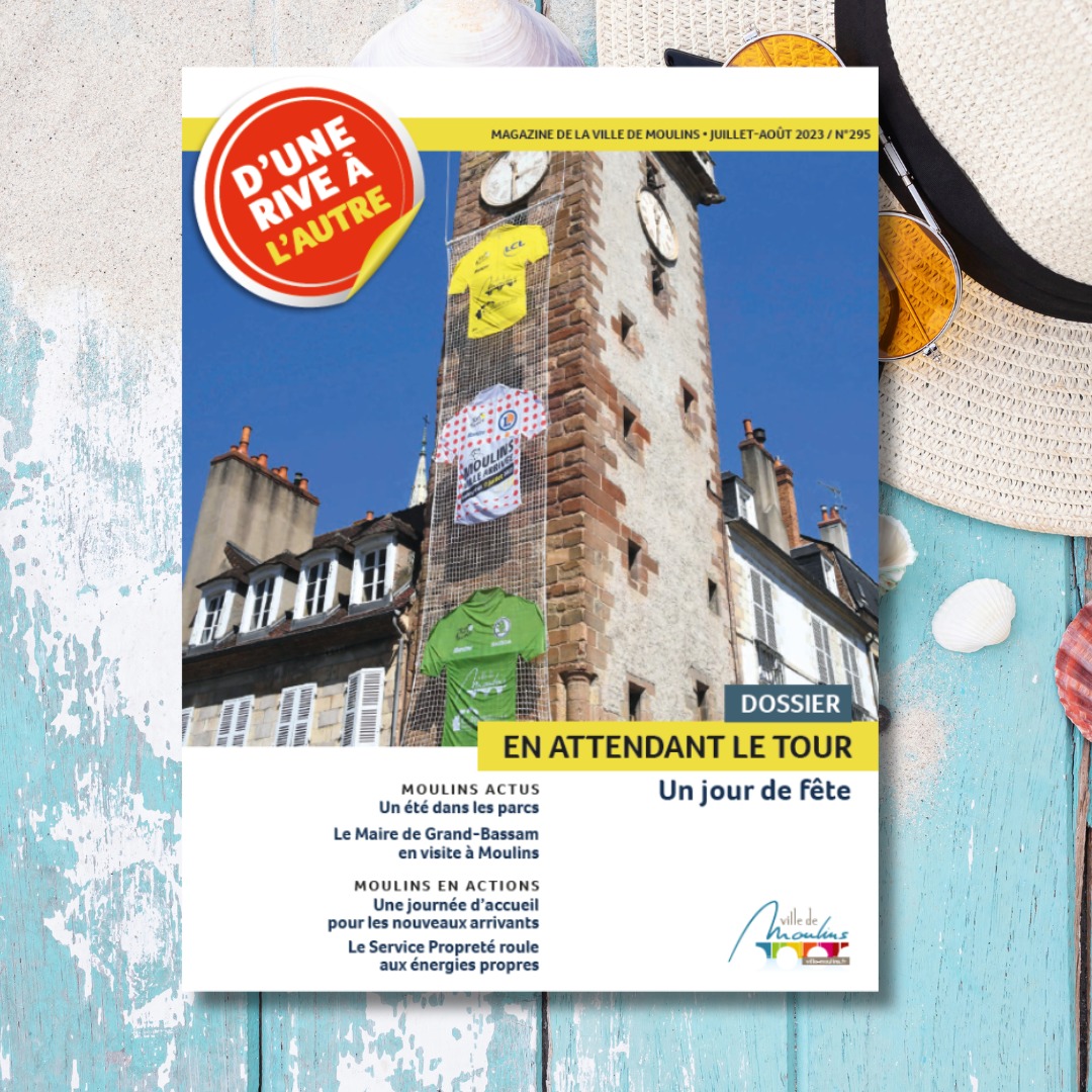 #DRAL : Votre magazine D’Une Rive à l’Autre du mois de juillet est disponible ! 📲🗞 👉 : ville-moulins.fr/.../magazine-d…