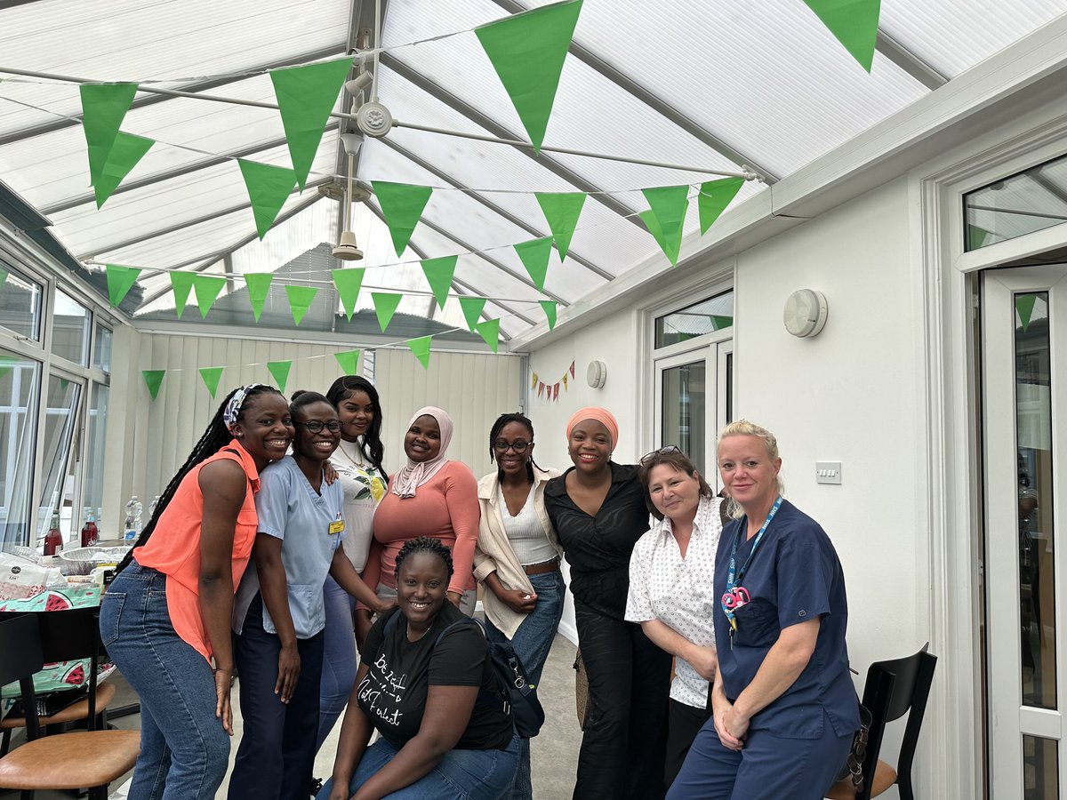 Quex ward NHS at 75 tea party yesterday! It was so much fun💃#NHSBigtea #NHS75birthday