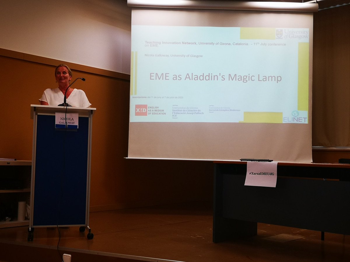 Sílvia Aznar🎗 (@slviaaznar) on Twitter photo Comença la Jornada sobre English as a Medium of Education de la #XarxaEMEUdG <a href="/iceudg/">ICE Josep Pallach-SAID</a> <a href="/UdGllengues/">UdGLlengües</a>
Amb Nicola Galloway dde la University of Glasgow
<a href="/univgirona/">Universitat de Girona</a> Comença la Jornada sobre English as a Medium of Education de la #XarxaEMEUdG <a href="/iceudg/">ICE Josep Pallach-SAID</a> <a href="/UdGllengues/">UdGLlengües</a>
Amb Nicola Galloway dde la University of Glasgow
<a href="/univgirona/">Universitat de Girona</a>
