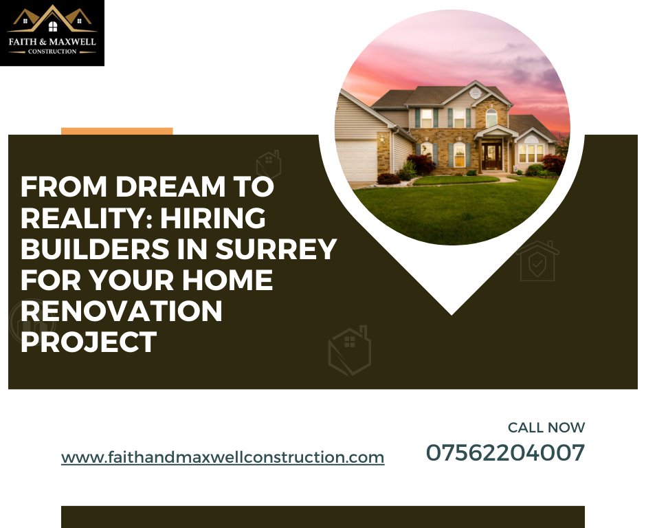 Ready to bring your construction project to life? Contact our expert builders in London today and let's turn your vision into reality! ➡ Read more : shorturl.at/ftIY6 #BuildersInSurrey #ConstructionServices #buildersinlondon #london #construction #builders