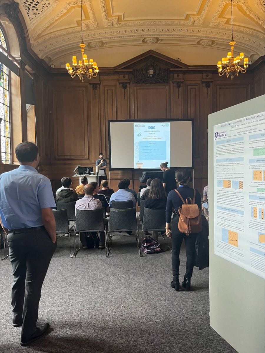 DigiTwin_EPSRC's tweet photo. It was the @SheffMechEng Dynamics Research Group (DRG) Showcase yesterday, it was great to see input from the DigiTwin team here in Sheffield #digitaltwin #digitwin #epsrc https://t.co/GzurXPMpvz