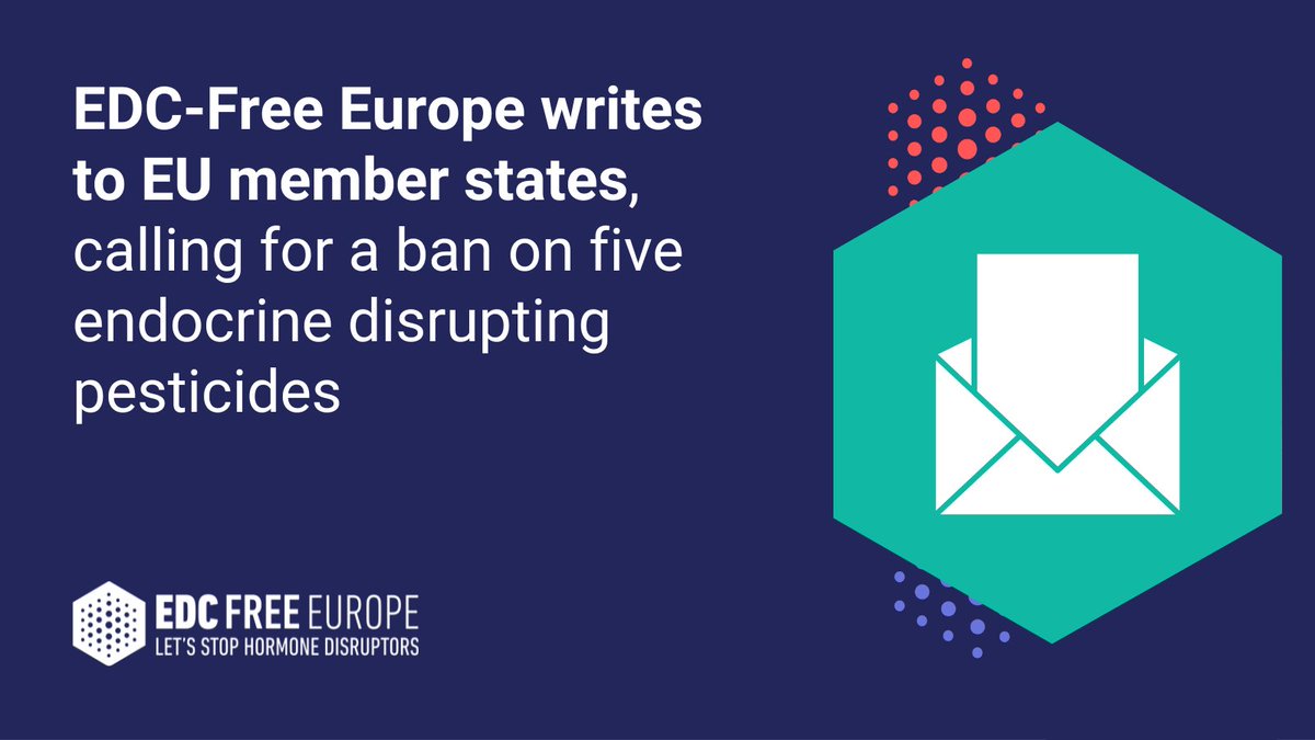 EDCFree's tweet image. 📨 #EDCFree calls on 🇪🇺 member states to support @EU_commission’s proposal to ban 5 #EndocrineDisrupting pesticides.

This is a long overdue decision to protect people&apos;s health, wildlife and minimise exposure to #EDCs.

Read our letter ➡️ bit.ly/44jYDkO

#PesticideFreeEU
