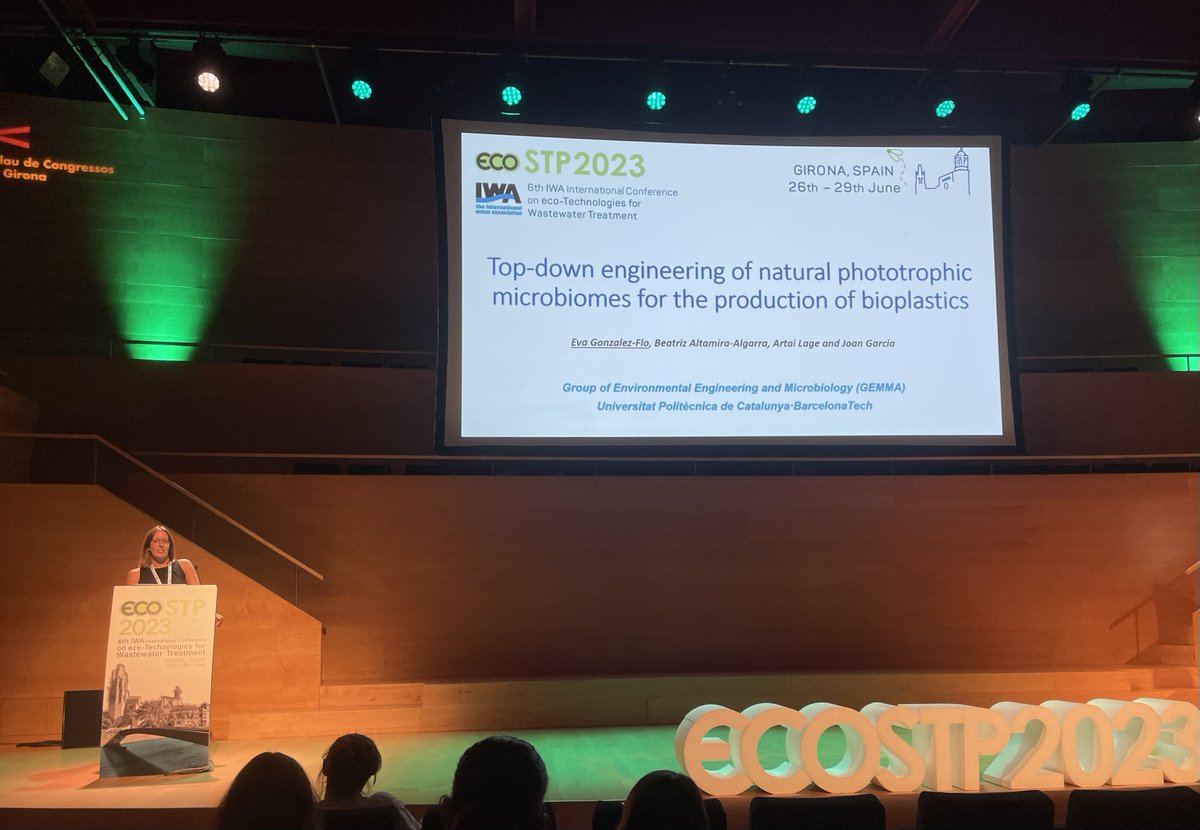 PROMICON (@promiconh2020) on Twitter photo 📢Exciting News! In late June, our project member <a href="/evagflo/">Eva Gonzalez-Flo</a> presented <a href="/la_UPC/">Universitat Politècnica de Catalunya (UPC)</a> 's research on #bioplastic production with #microbiomes at the 6th IWA International Conference on Eco-Technologies for Wastewater Treatment.🧪
🧐Read more here: bit.ly/3PR23XY
#ecoSTP2023 📢Exciting News! In late June, our project member <a href="/evagflo/">Eva Gonzalez-Flo</a> presented <a href="/la_UPC/">Universitat Politècnica de Catalunya (UPC)</a> 's research on #bioplastic production with #microbiomes at the 6th IWA International Conference on Eco-Technologies for Wastewater Treatment.🧪
🧐Read more here: bit.ly/3PR23XY
#ecoSTP2023