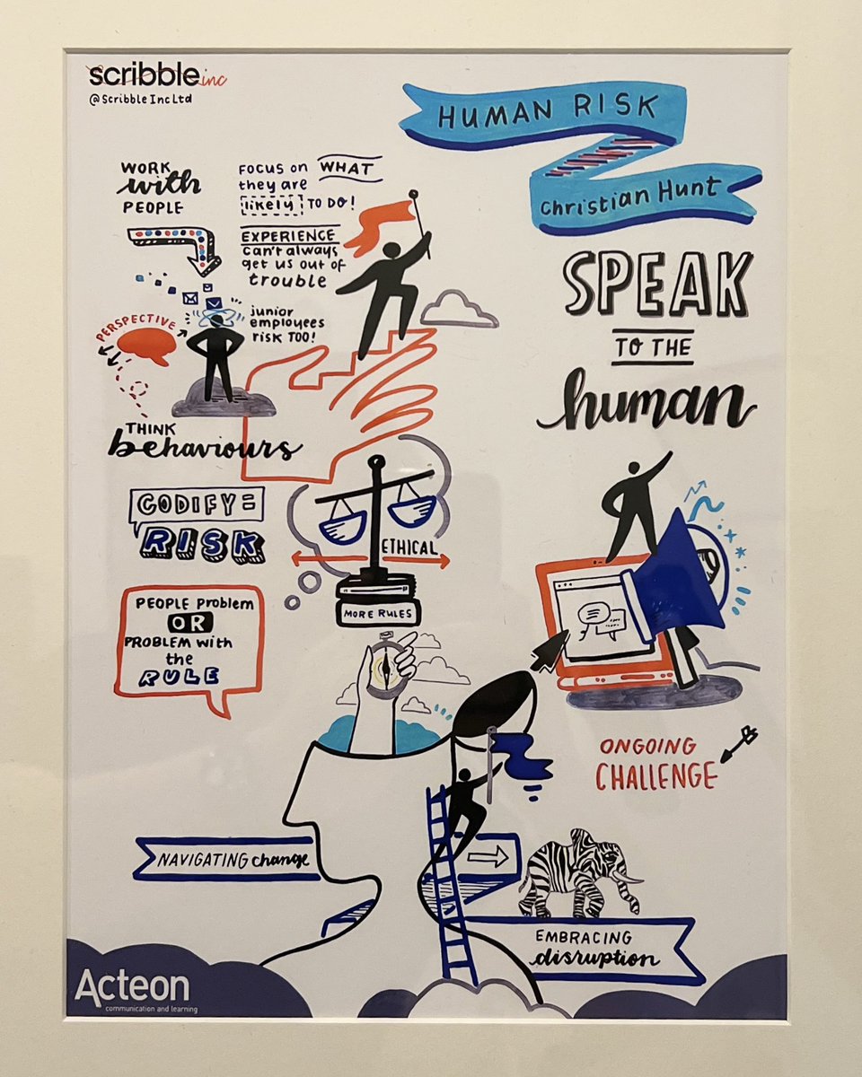 When a picture speaks a thousand words.

Well, several thousand actually. 

This visualisation of a talk I gave at <a href="/ActeonComm/">Acteon</a>’s '𝗦𝗽𝗲𝗮𝗸 𝗧𝗼 𝗧𝗵𝗲 𝗛𝘂𝗺𝗮𝗻' event was drawn as I was speaking by the brilliant <a href="/ScribbleIncLtd/">Hannah | Scribble Inc Ltd.</a>.

It's even more impressive than it looks (1/2)