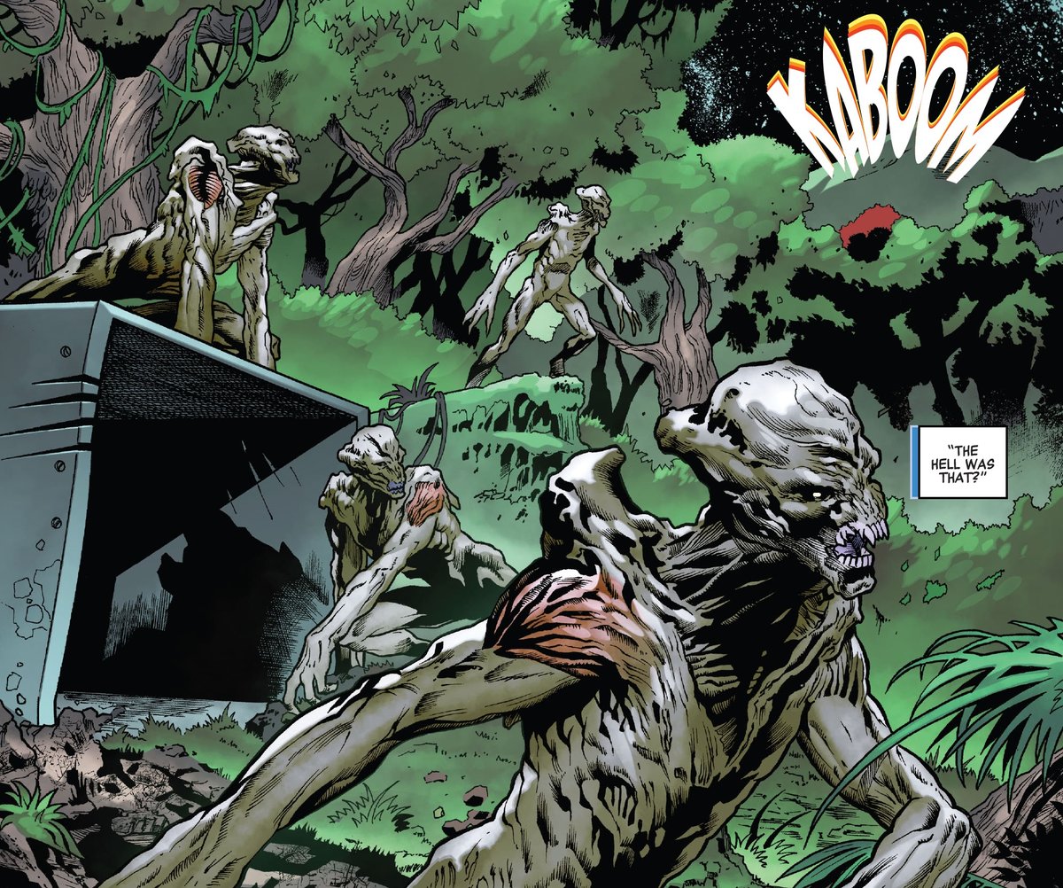 avpgalaxy's tweet photo. First introduced in #Predators, the extra-terrestrial River Ghosts have finally reappeared in the latest Marvel comic series, #PredatorThePreserve. Often mistook as a reference for the original #Predator design, the #RiverGhost is actually heavily inspired by the Guyver Alien. https://t.co/fUWovzBCoa