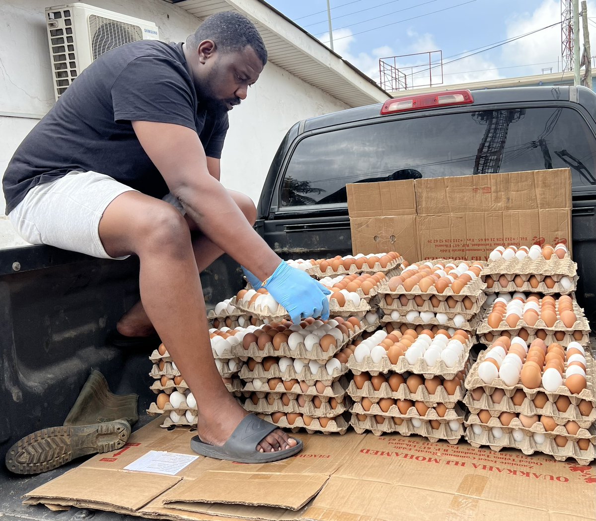 My fresh eggs arrived yesterday from the farm. Sold out within minutes. God is Good! Next batch will be ready next week Monday. #AgricisGold