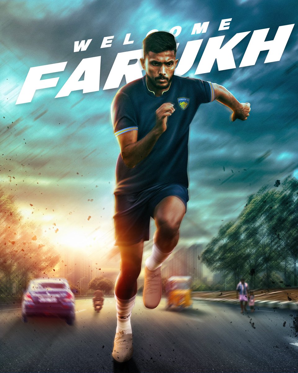 𝑭𝒆𝒆𝒕 𝒇𝒂𝒔𝒕 𝒂𝒔 𝒍𝒊𝒈𝒉𝒕𝒏𝒊𝒏𝒈 ⚡️ How excited are we to see Farukh in 🔵🥵 #AllInForChennaiyin #VanakkamFarukh | @choudharyfar8