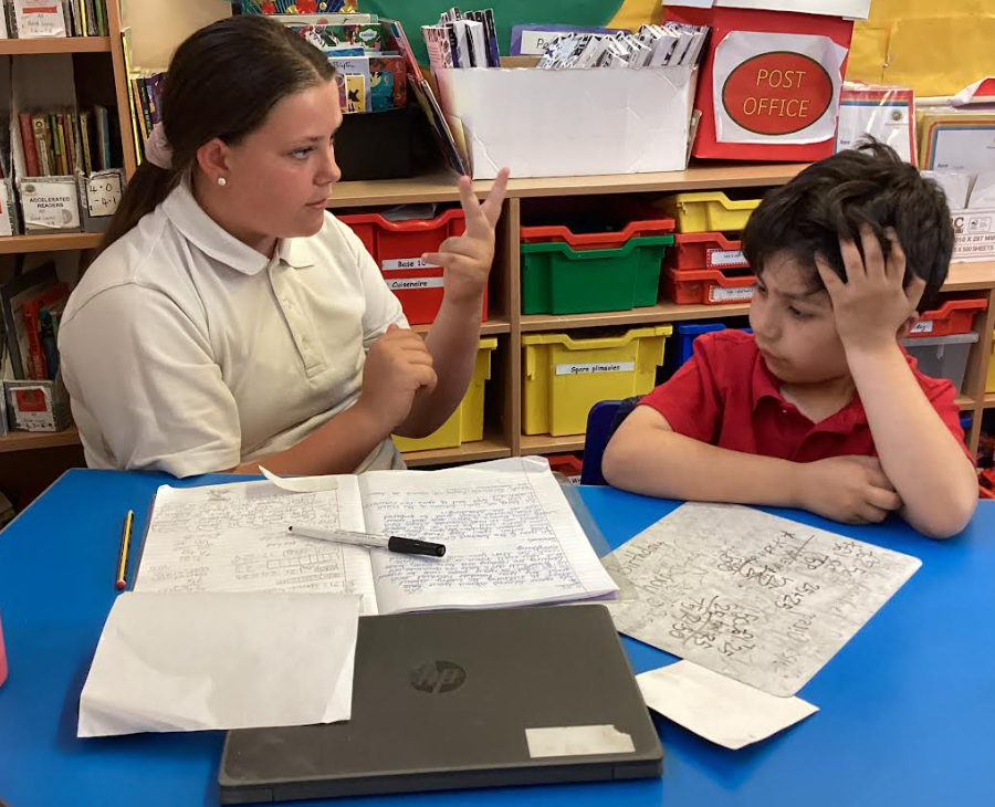 BFPSOfficial's tweet photo. In Year 6 we have been writing our own Maths problems for younger children. Recently we invited the pupils from 3CT to test out our work.  Everyone really enjoyed working with different people and the Year 3s had lots of great critique to help the Year 6s improve their questions. https://t.co/vOhAjpITzj