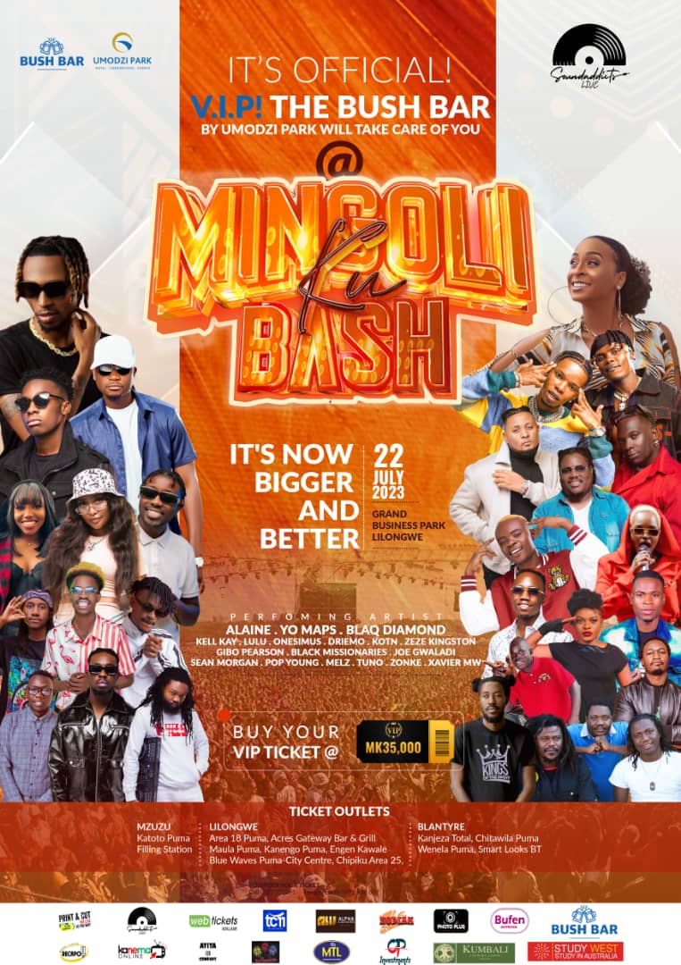 🚨12 DAYS TO GO!🚨 Get Your Tickets !! To the biggest music bash in Malawi 🇲🇼🎵 Featuring top local acts like Temwah, Ma Blacks, Kell Kay, Driemo, Zeze Kingston, Eli Njuchi, Tuno, Sean Morgan, and KOTN. 🎤🔥 Headlined by international superstars Alaine 🇯🇲, Yo Maps 🇿🇲, and