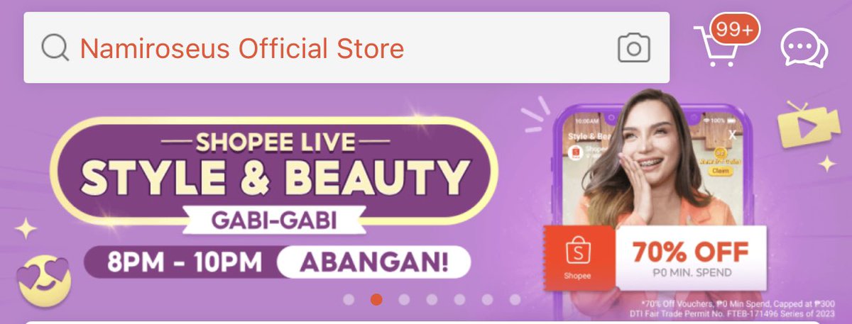 WincsClub's tweet photo. May 70% OFF w/ 0 min. Spend capped at ₱300 ulit mamayang 8PM-10PM sa live at WincsClub 😍 checkout nyo na favorite products nyo lalo na ang #ishin w/ #barda photocards! https://t.co/WAylTbMKsP https://t.co/Isn9TlX2le