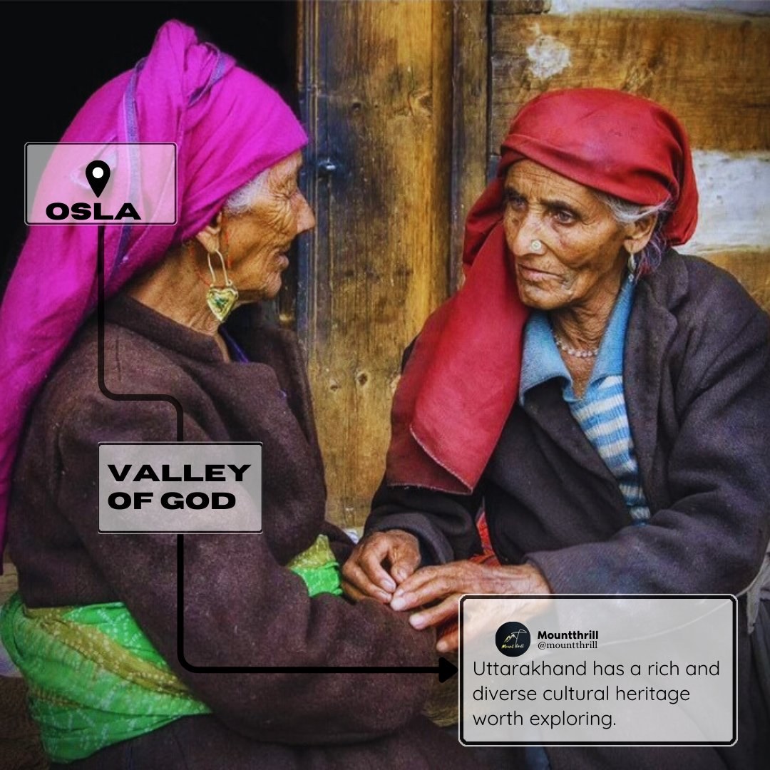 mountthrill's tweet photo. 📍𝐎𝐬𝐥𝐚, 𝐔𝐭𝐭𝐚𝐫𝐚𝐤𝐡𝐚𝐧𝐝, 𝐈𝐧𝐝𝐢𝐚
Uttarakhand has a rich and diverse cultural heritage worth exploring.

#mountthrill #mountthrillcommunity #osla #indiancalture https://t.co/0AXqdEpxHY