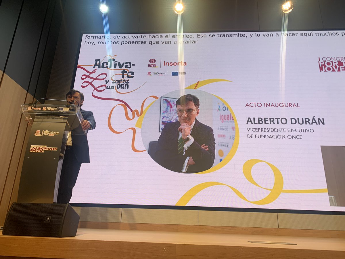 Lwena7's tweet image. Comenzamos el I Congreso de Talento Joven de @Fundacion_ONCE @foroinserta
#Artivismo de Lary León
Activación para mover el talento y fomentar actividades y formación que lleven al empleo y a la activación/activismo que rompa barreras y sean motor de cambio